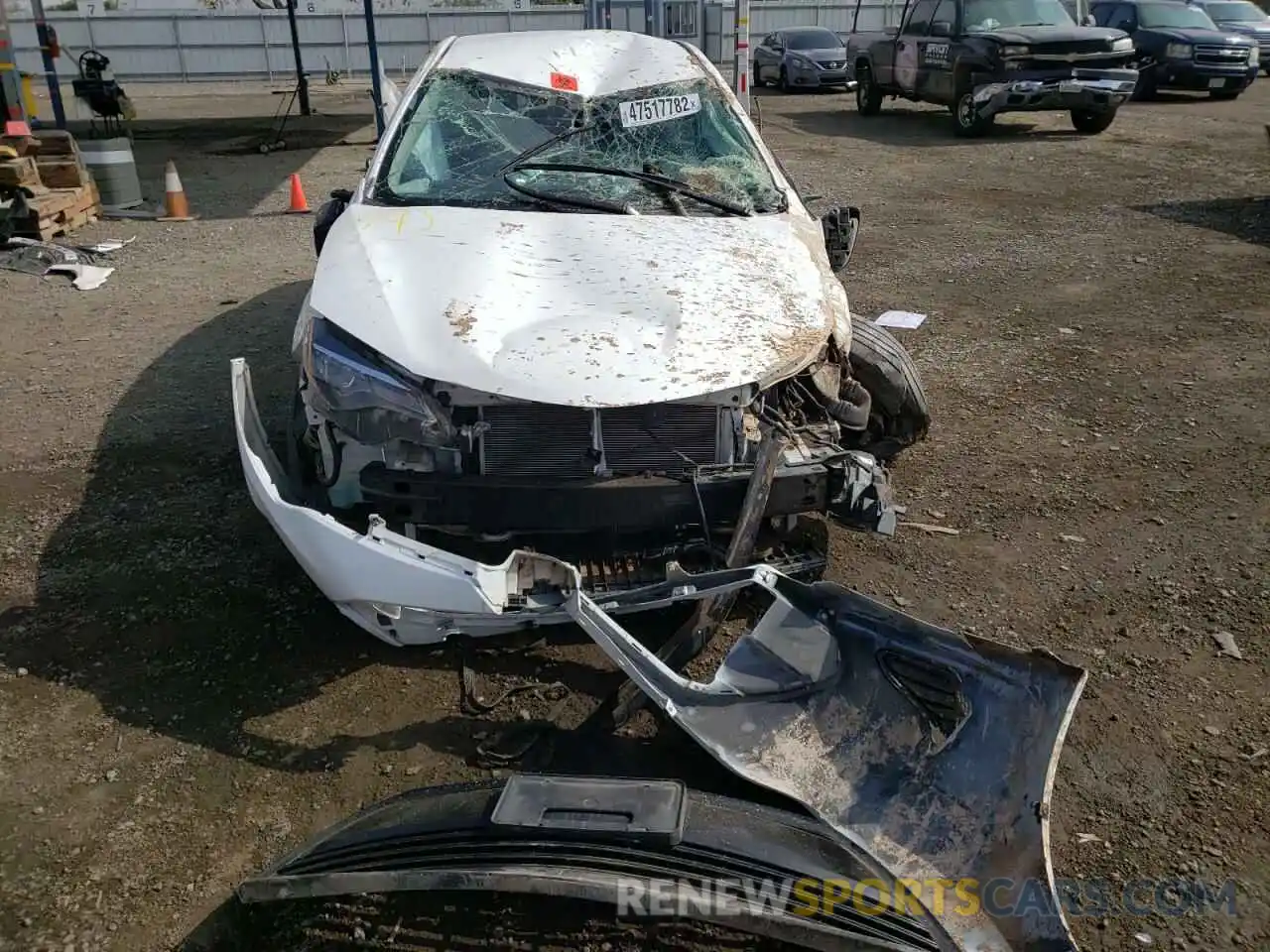 9 Photograph of a damaged car 2T1BURHE9KC160727 TOYOTA COROLLA 2019