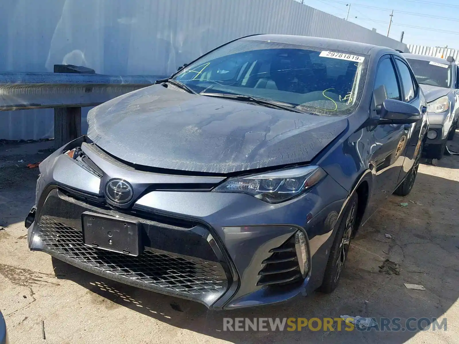 2 Photograph of a damaged car 2T1BURHE9KC161084 TOYOTA COROLLA 2019