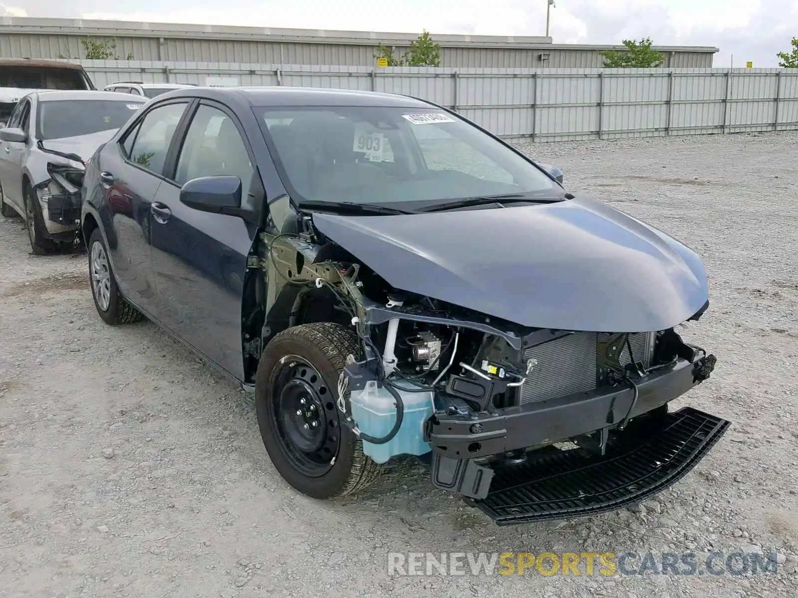 1 Photograph of a damaged car 2T1BURHE9KC161618 TOYOTA COROLLA 2019