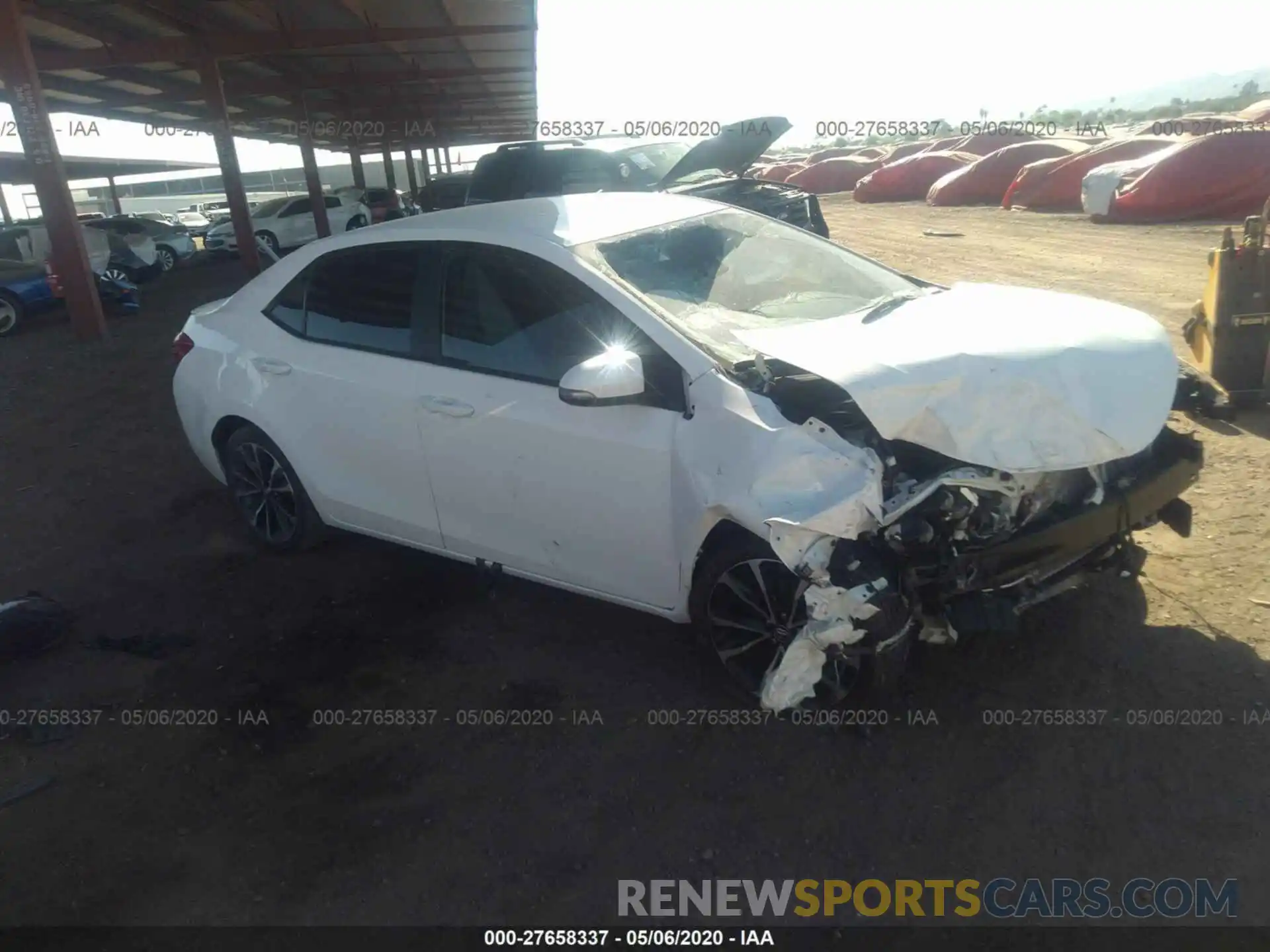 1 Photograph of a damaged car 2T1BURHE9KC161876 TOYOTA COROLLA 2019