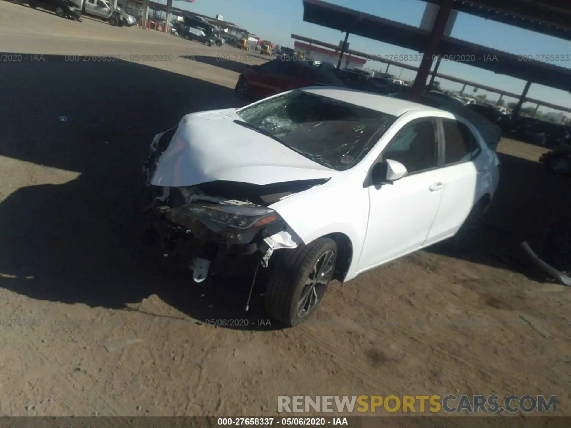 2 Photograph of a damaged car 2T1BURHE9KC161876 TOYOTA COROLLA 2019