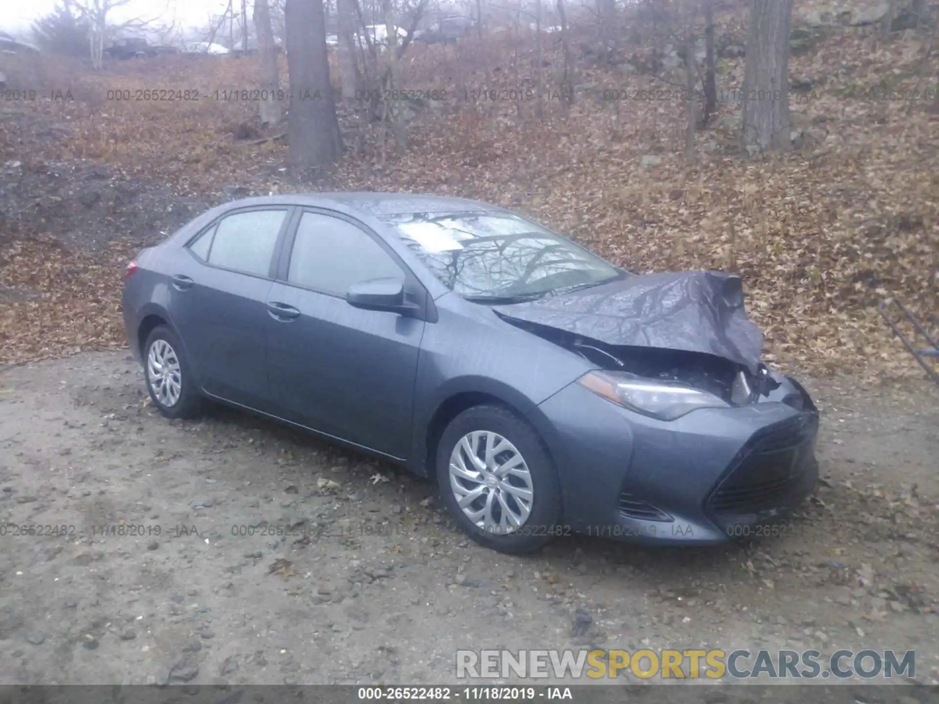 1 Photograph of a damaged car 2T1BURHE9KC161912 TOYOTA COROLLA 2019