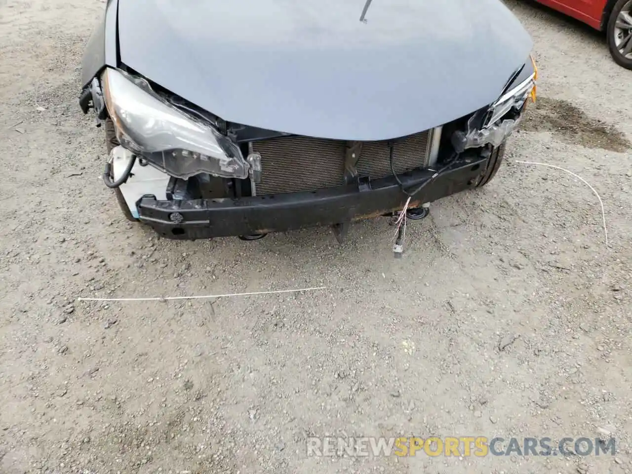 9 Photograph of a damaged car 2T1BURHE9KC163367 TOYOTA COROLLA 2019