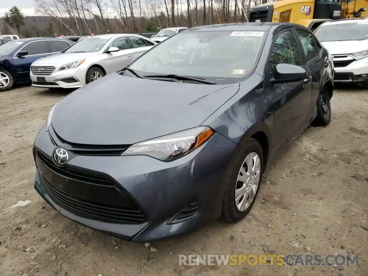 2 Photograph of a damaged car 2T1BURHE9KC163580 TOYOTA COROLLA 2019