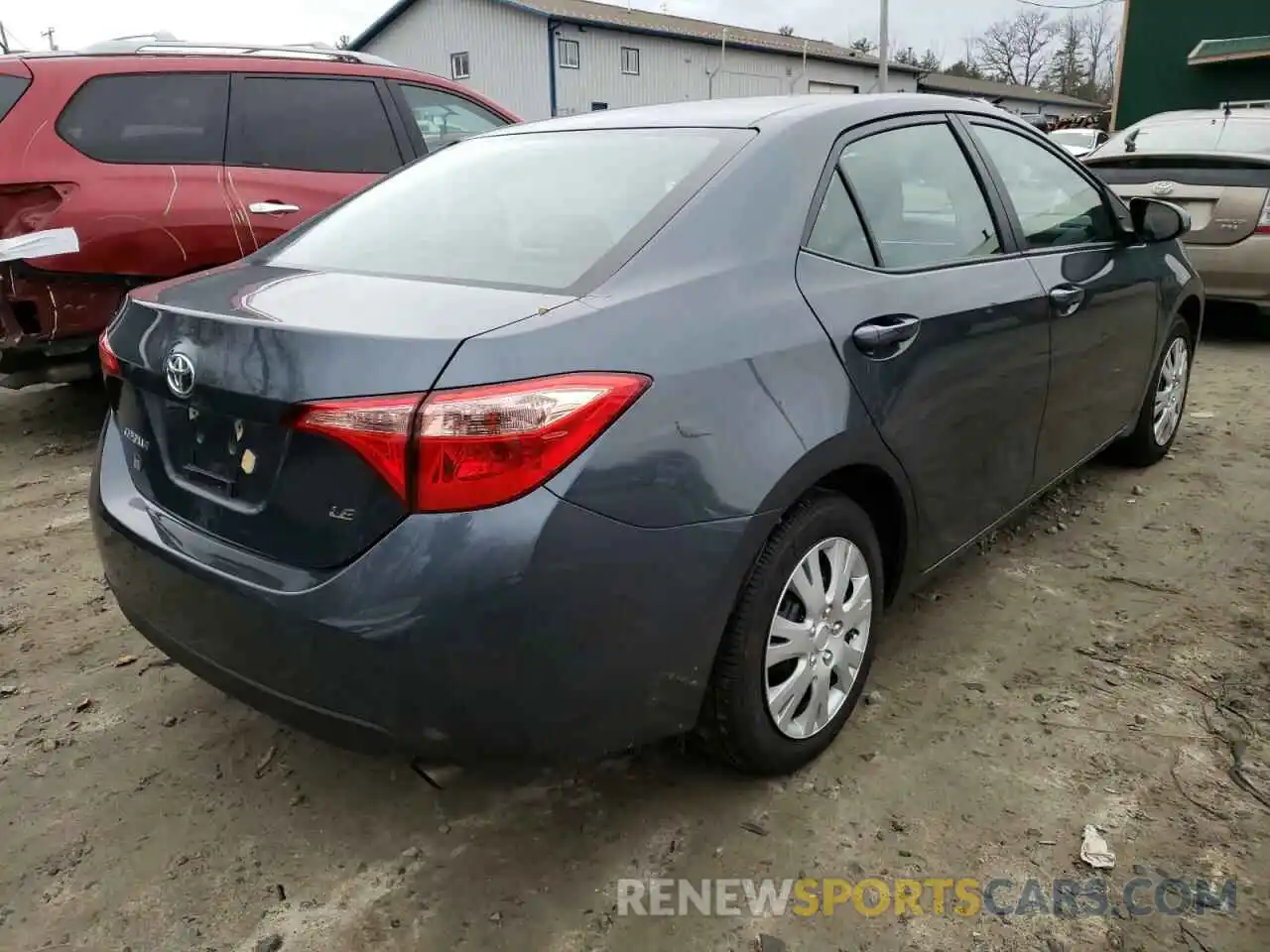 4 Photograph of a damaged car 2T1BURHE9KC163580 TOYOTA COROLLA 2019