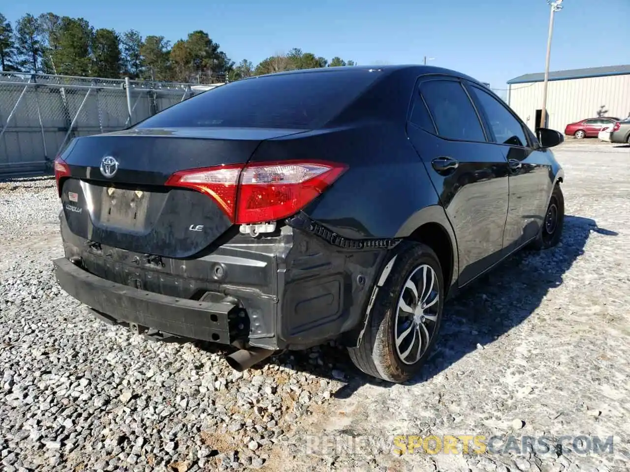 4 Photograph of a damaged car 2T1BURHE9KC163658 TOYOTA COROLLA 2019