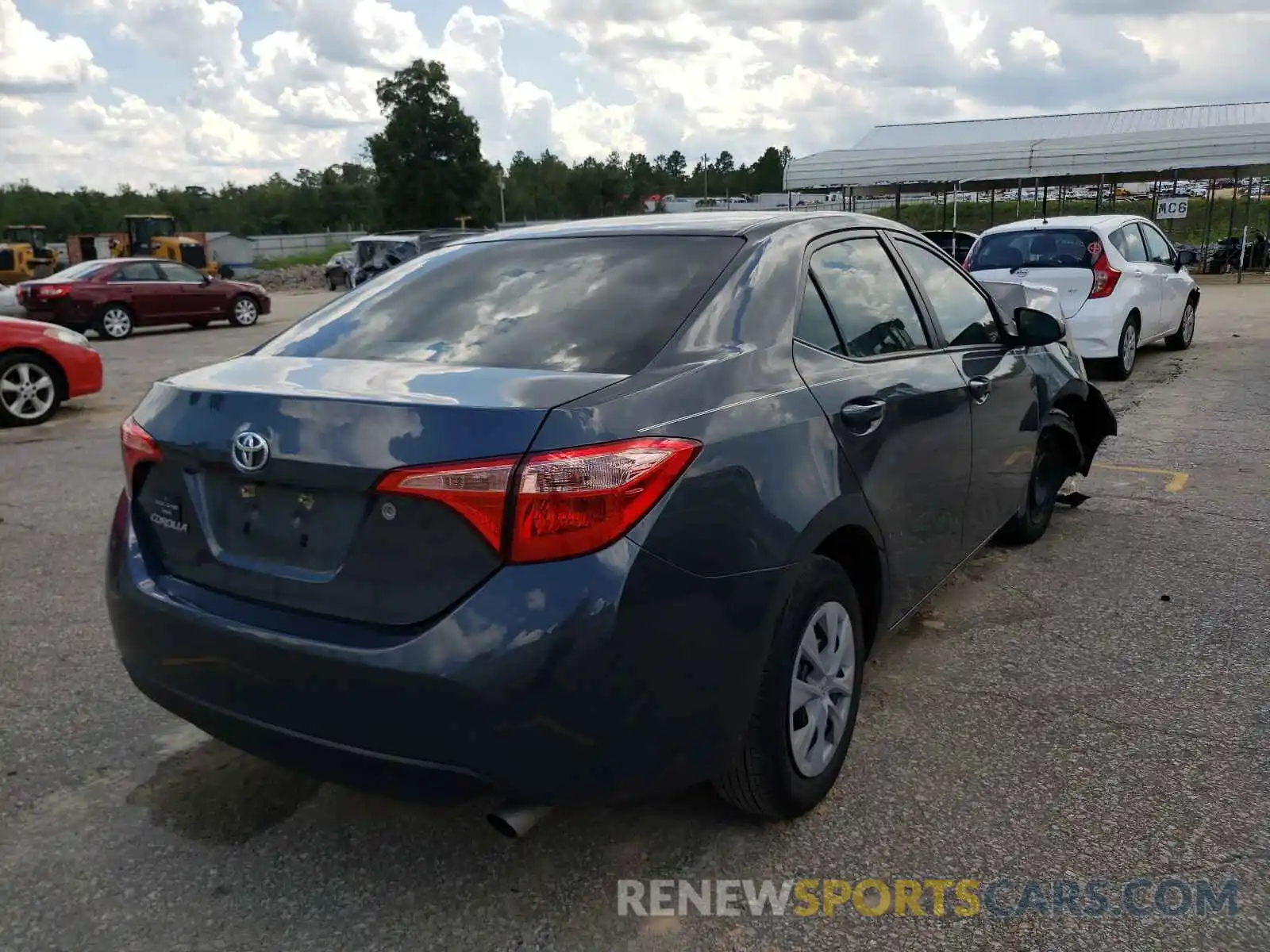 4 Photograph of a damaged car 2T1BURHE9KC163773 TOYOTA COROLLA 2019