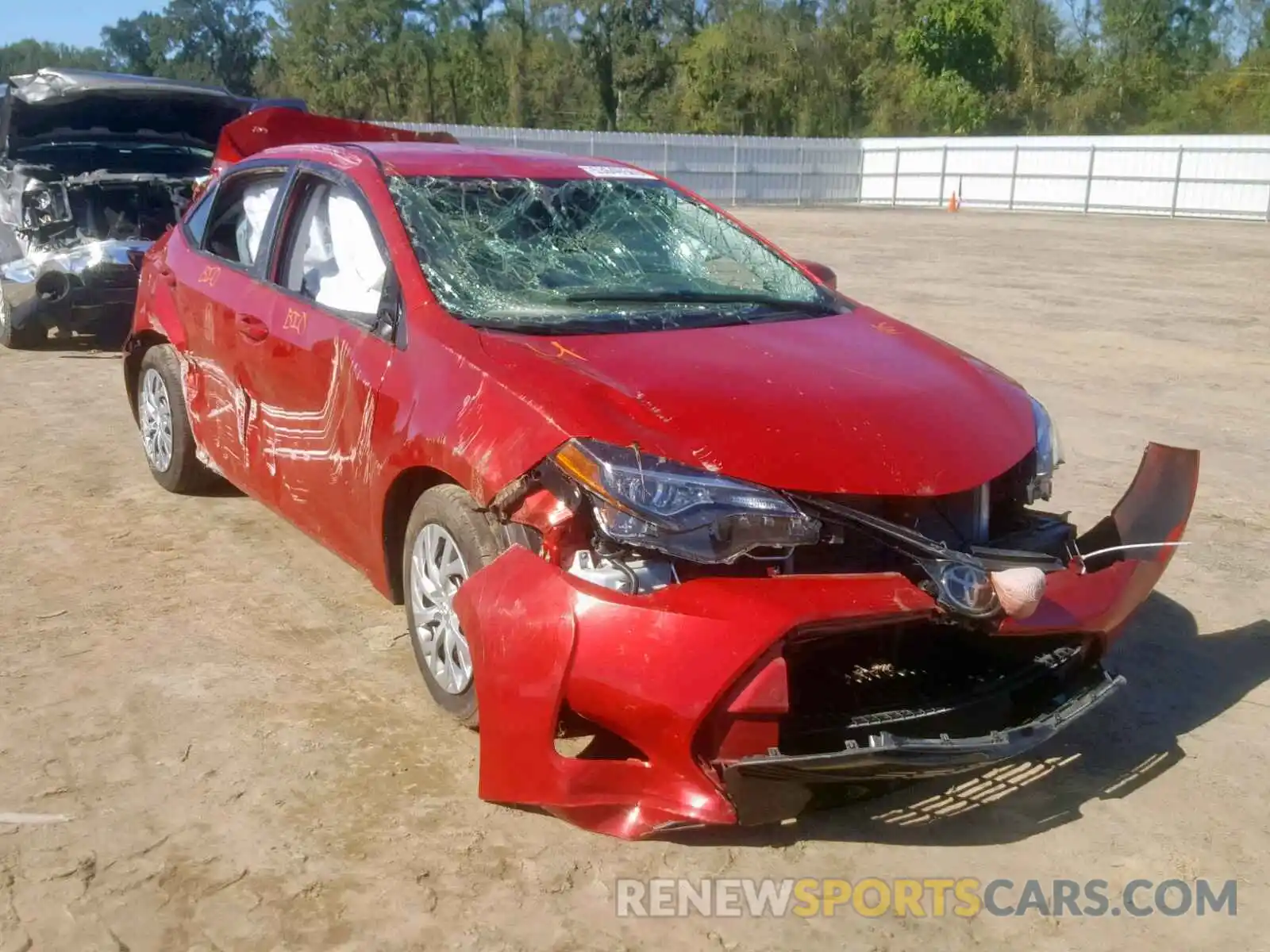 1 Photograph of a damaged car 2T1BURHE9KC163854 TOYOTA COROLLA 2019