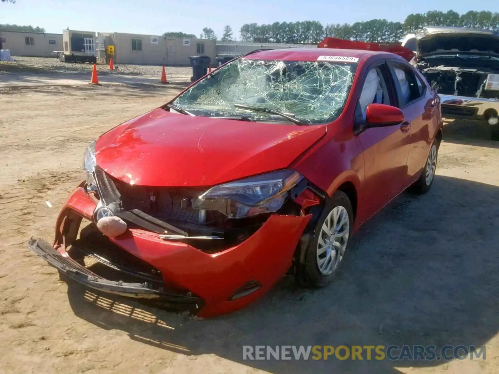 2 Photograph of a damaged car 2T1BURHE9KC163854 TOYOTA COROLLA 2019