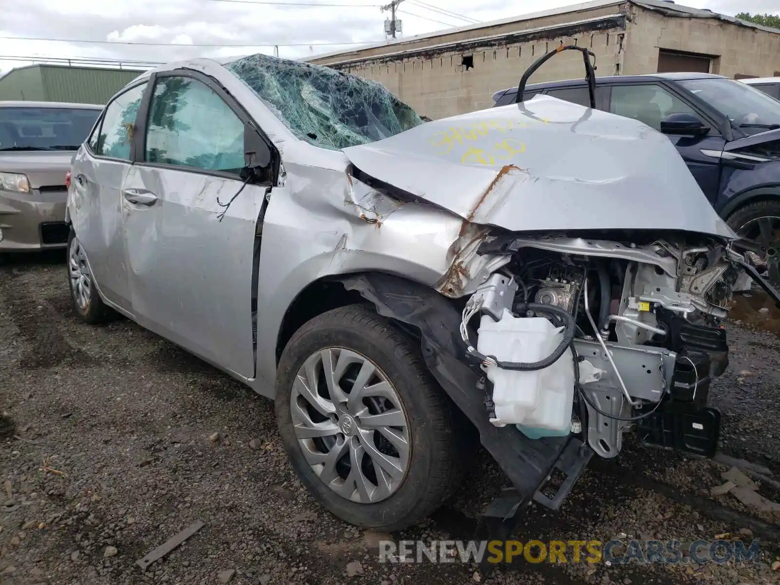 1 Photograph of a damaged car 2T1BURHE9KC164289 TOYOTA COROLLA 2019