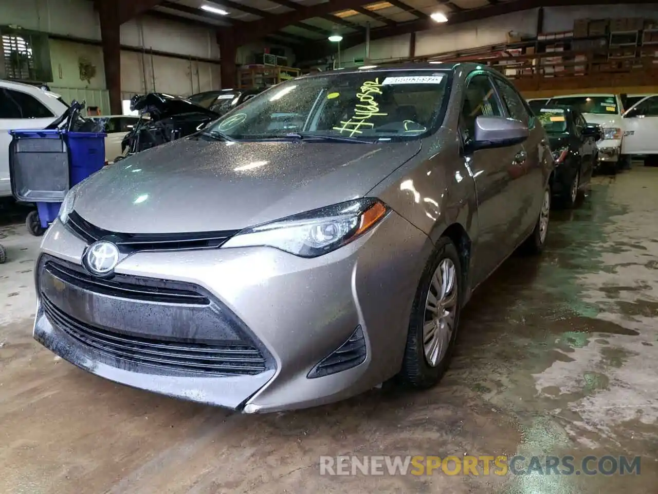 2 Photograph of a damaged car 2T1BURHE9KC164812 TOYOTA COROLLA 2019