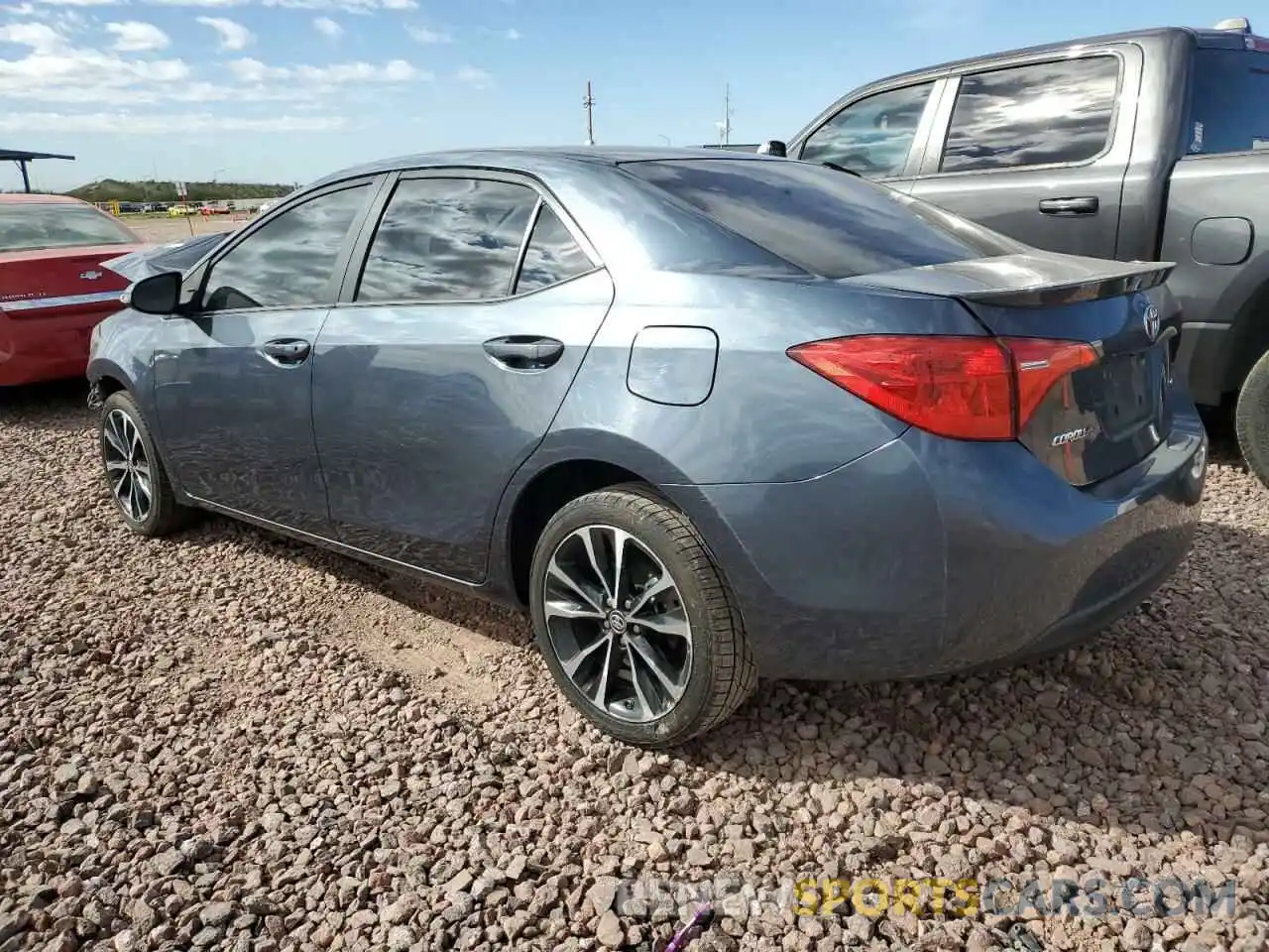 2 Photograph of a damaged car 2T1BURHE9KC164891 TOYOTA COROLLA 2019