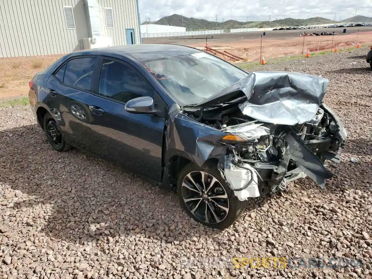 4 Photograph of a damaged car 2T1BURHE9KC164891 TOYOTA COROLLA 2019