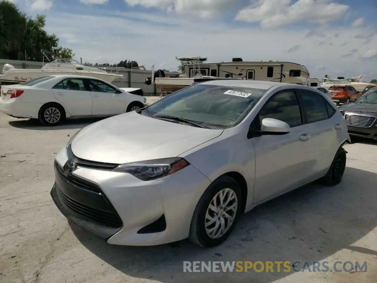 2 Photograph of a damaged car 2T1BURHE9KC165247 TOYOTA COROLLA 2019