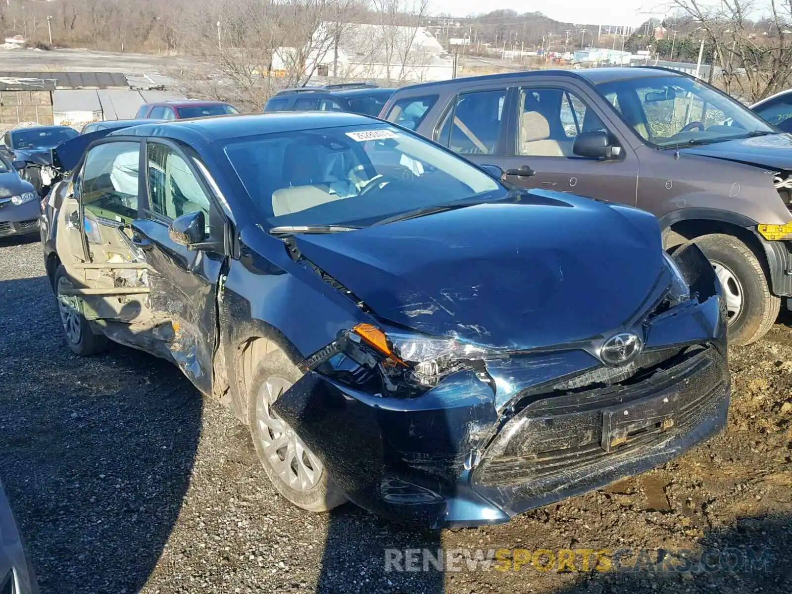 1 Photograph of a damaged car 2T1BURHE9KC165703 TOYOTA COROLLA 2019