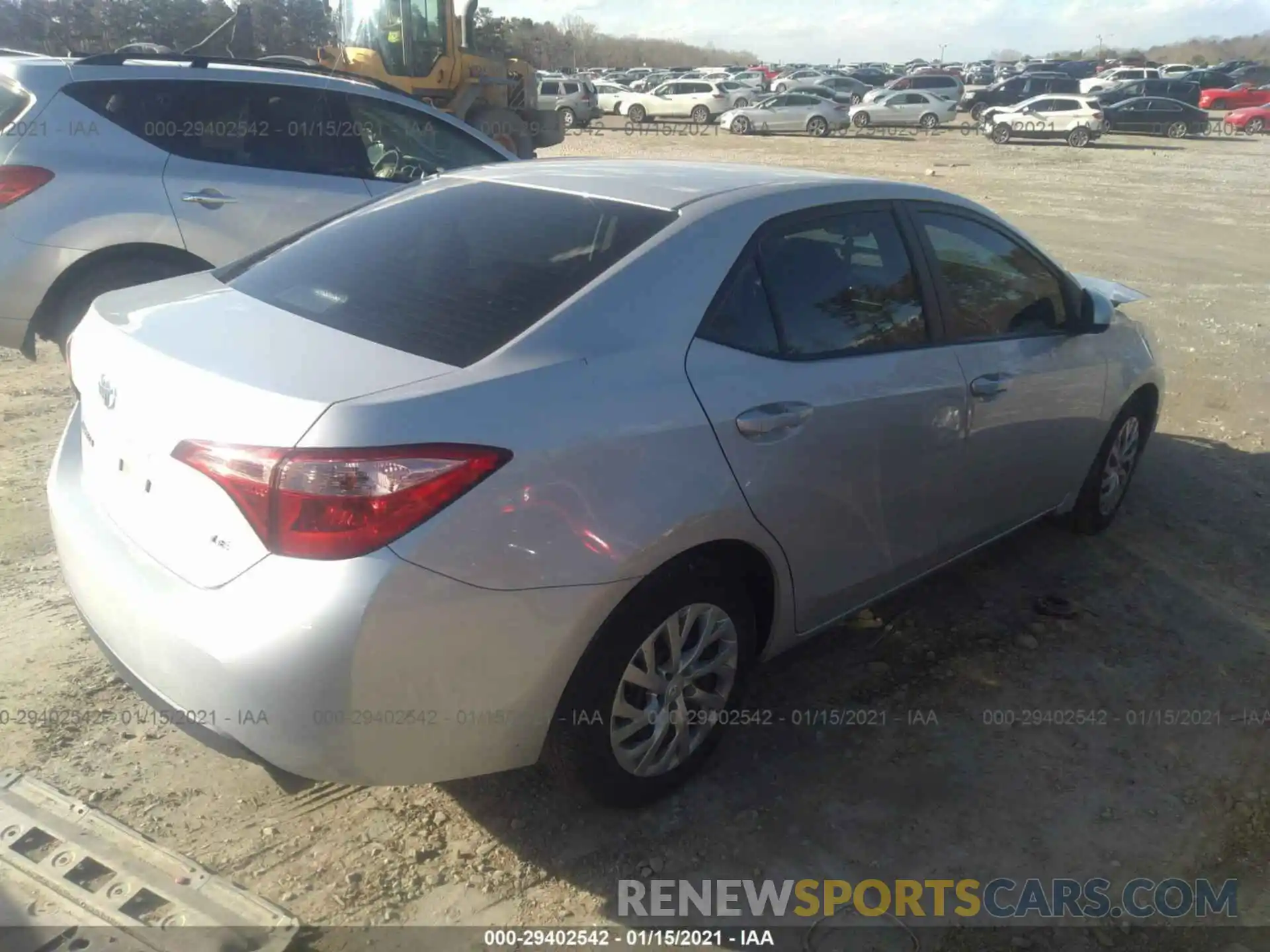 4 Photograph of a damaged car 2T1BURHE9KC166060 TOYOTA COROLLA 2019