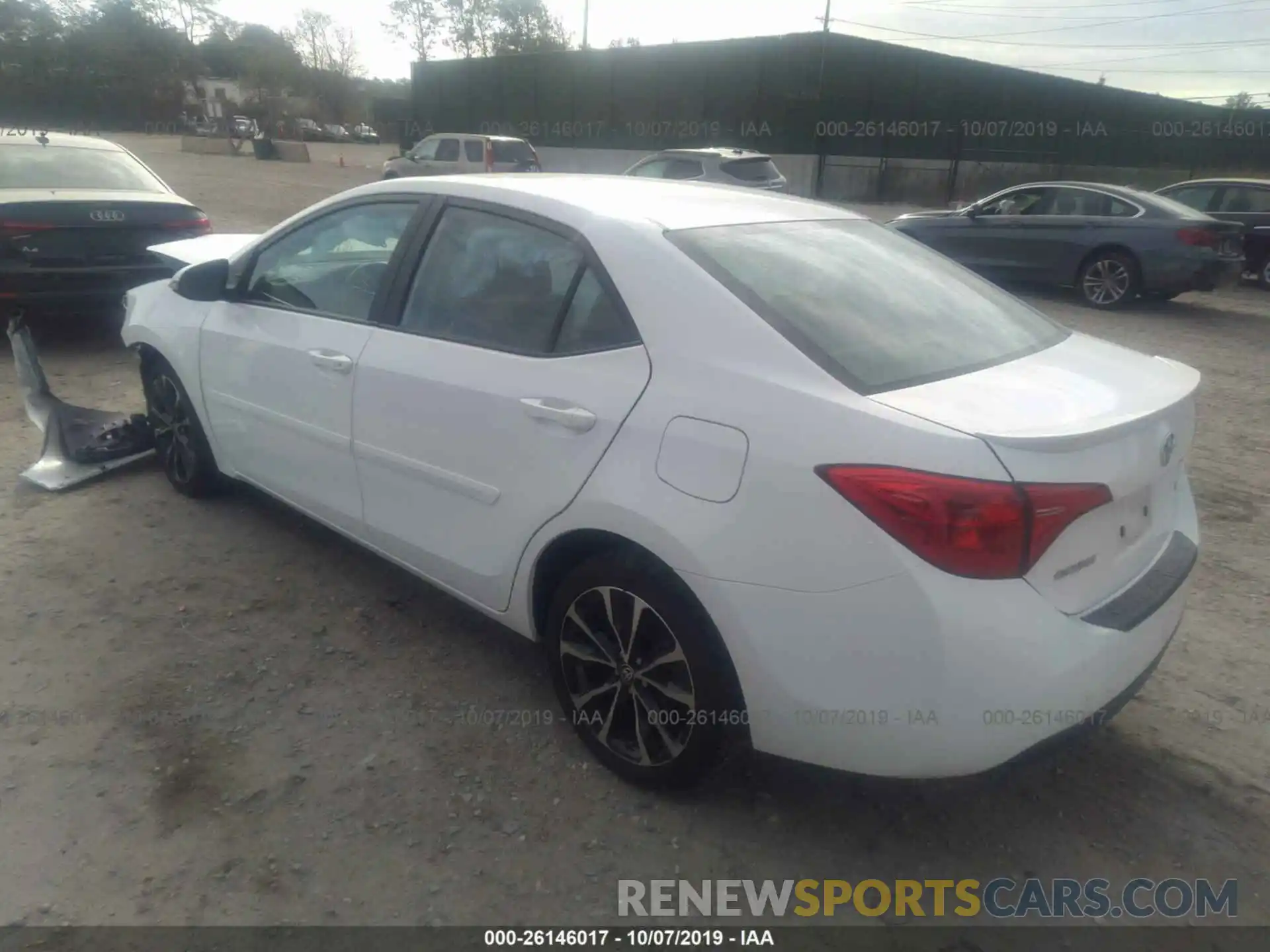 3 Photograph of a damaged car 2T1BURHE9KC166544 TOYOTA COROLLA 2019