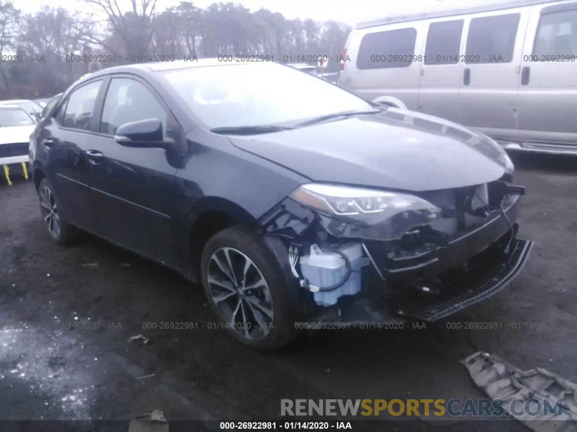 1 Photograph of a damaged car 2T1BURHE9KC167077 TOYOTA COROLLA 2019