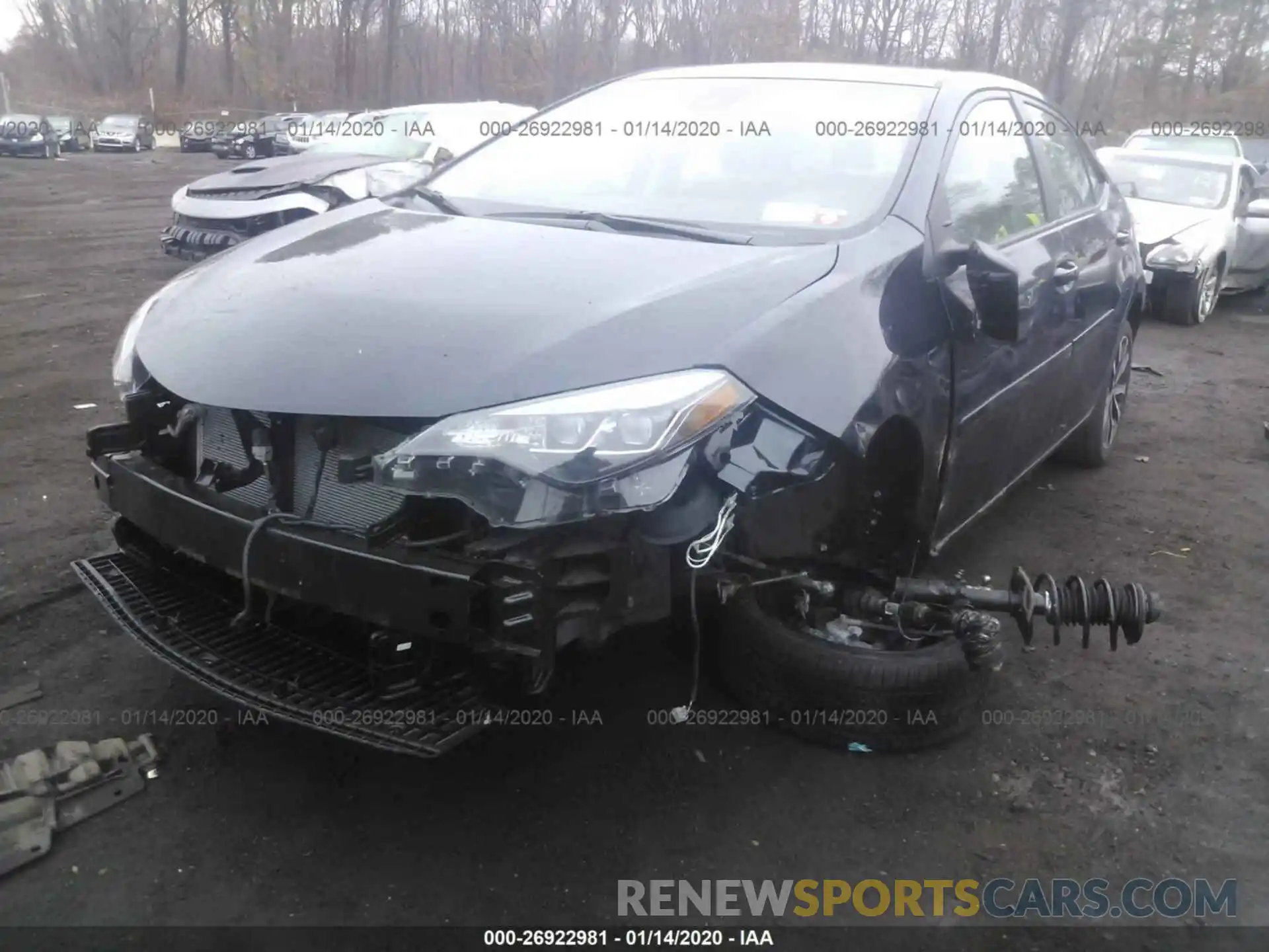 6 Photograph of a damaged car 2T1BURHE9KC167077 TOYOTA COROLLA 2019