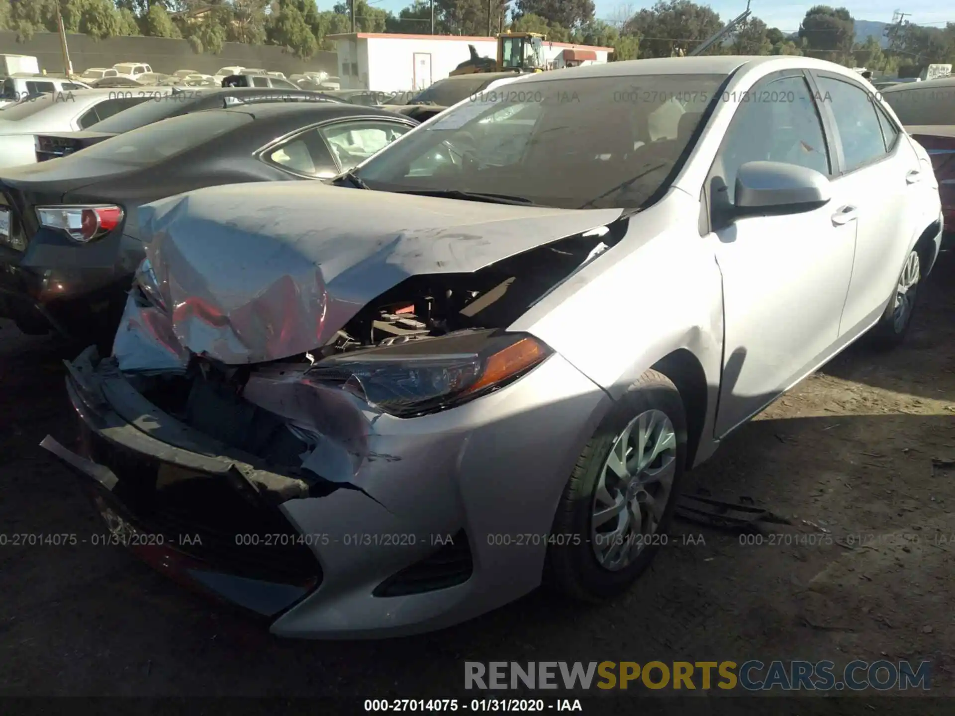 6 Photograph of a damaged car 2T1BURHE9KC167774 TOYOTA COROLLA 2019