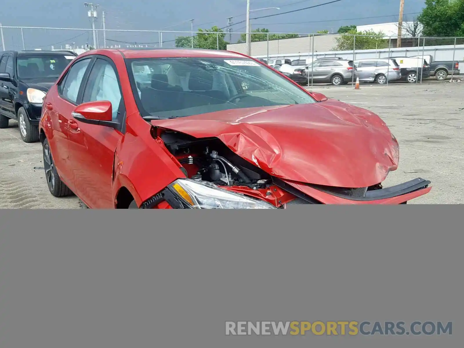 1 Photograph of a damaged car 2T1BURHE9KC168262 TOYOTA COROLLA 2019