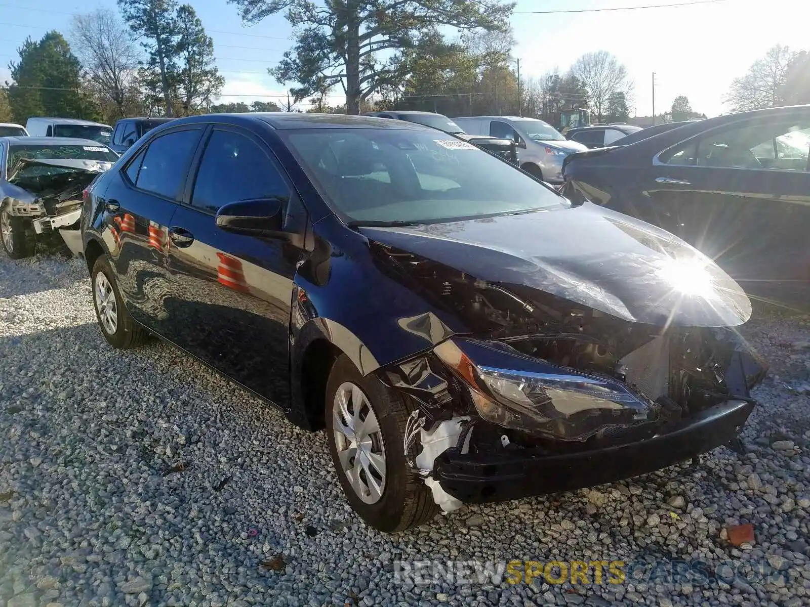 1 Photograph of a damaged car 2T1BURHE9KC168357 TOYOTA COROLLA 2019