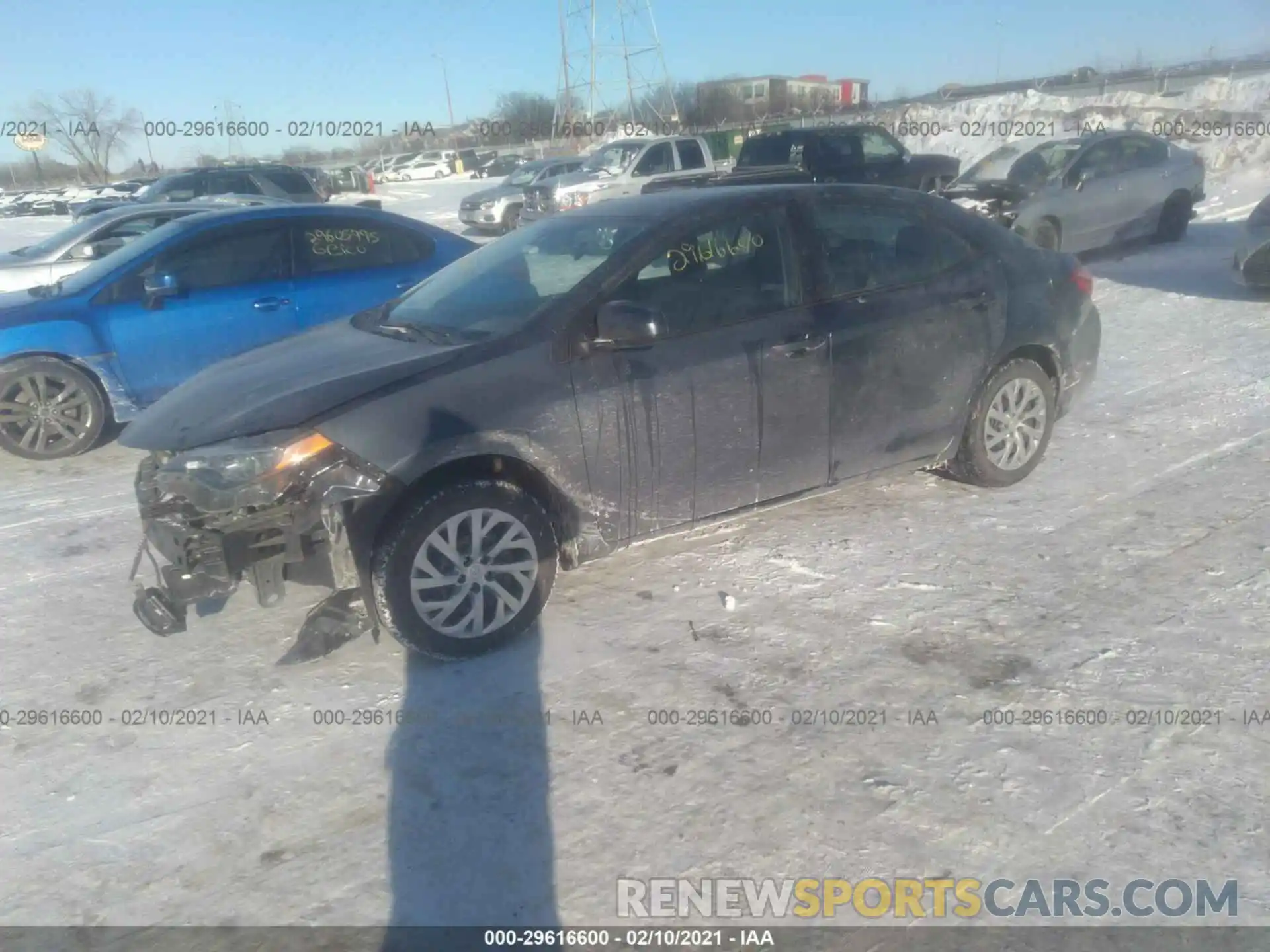 2 Photograph of a damaged car 2T1BURHE9KC168567 TOYOTA COROLLA 2019