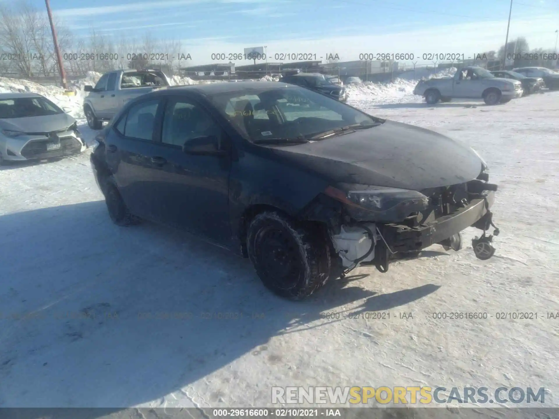 6 Photograph of a damaged car 2T1BURHE9KC168567 TOYOTA COROLLA 2019