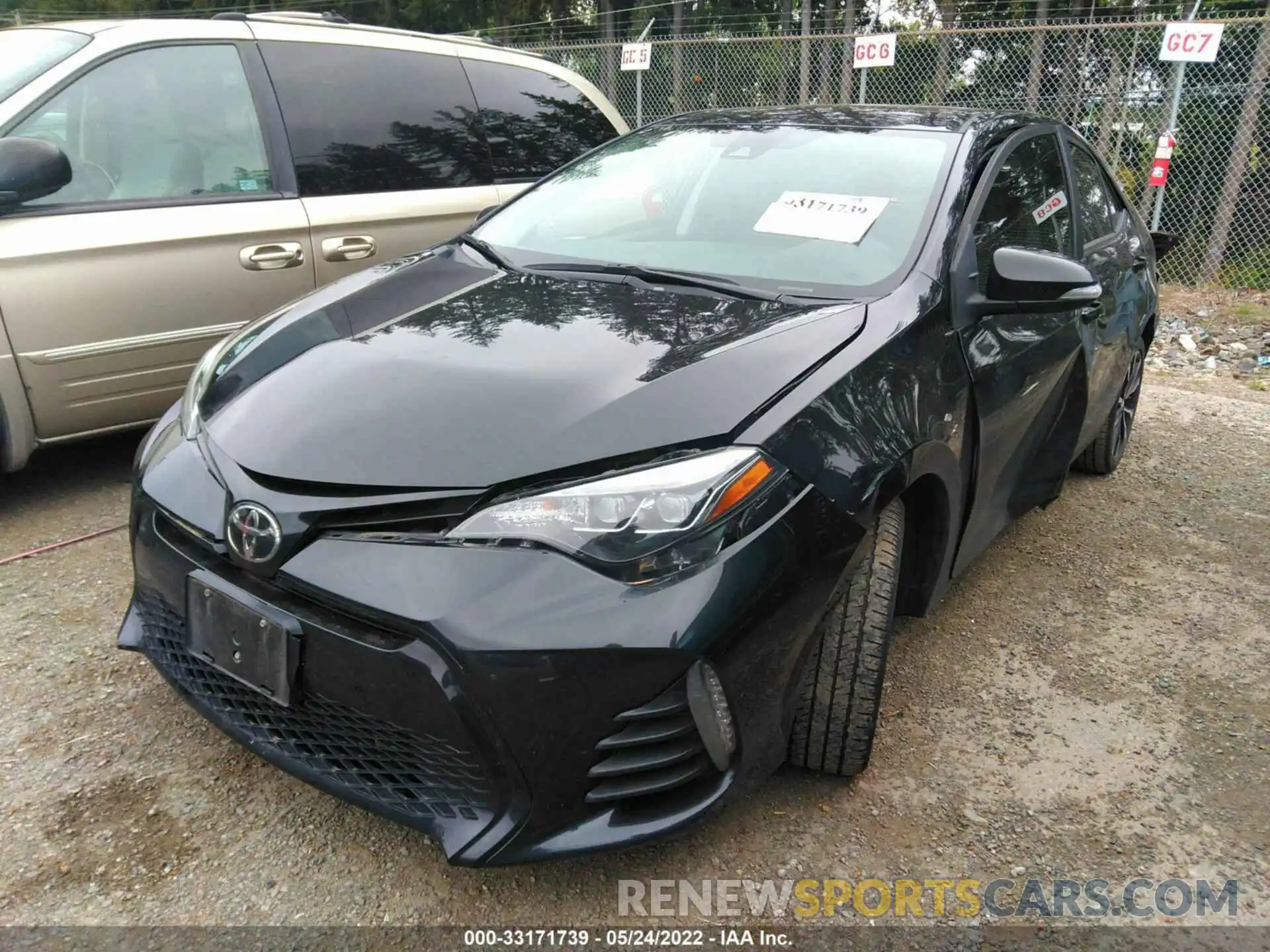 2 Photograph of a damaged car 2T1BURHE9KC168570 TOYOTA COROLLA 2019