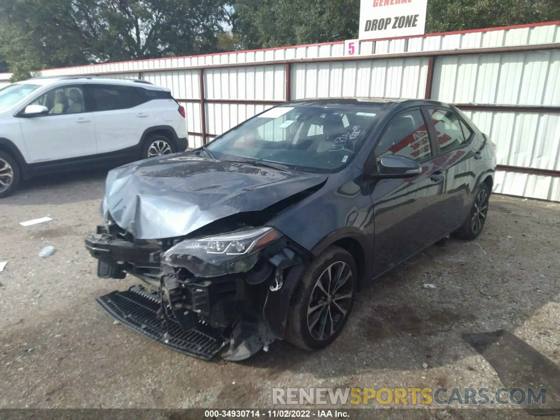 2 Photograph of a damaged car 2T1BURHE9KC168973 TOYOTA COROLLA 2019