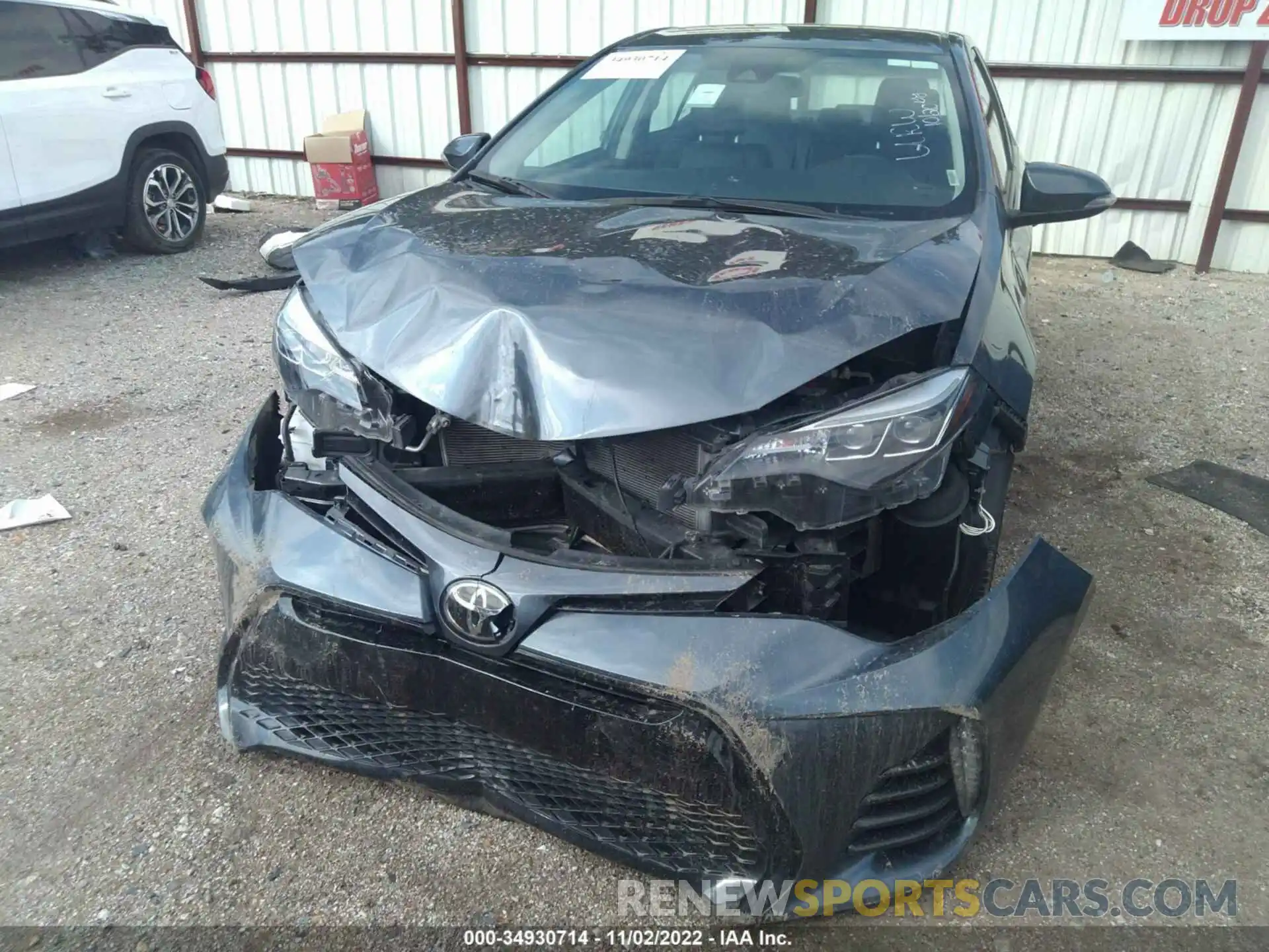 6 Photograph of a damaged car 2T1BURHE9KC168973 TOYOTA COROLLA 2019