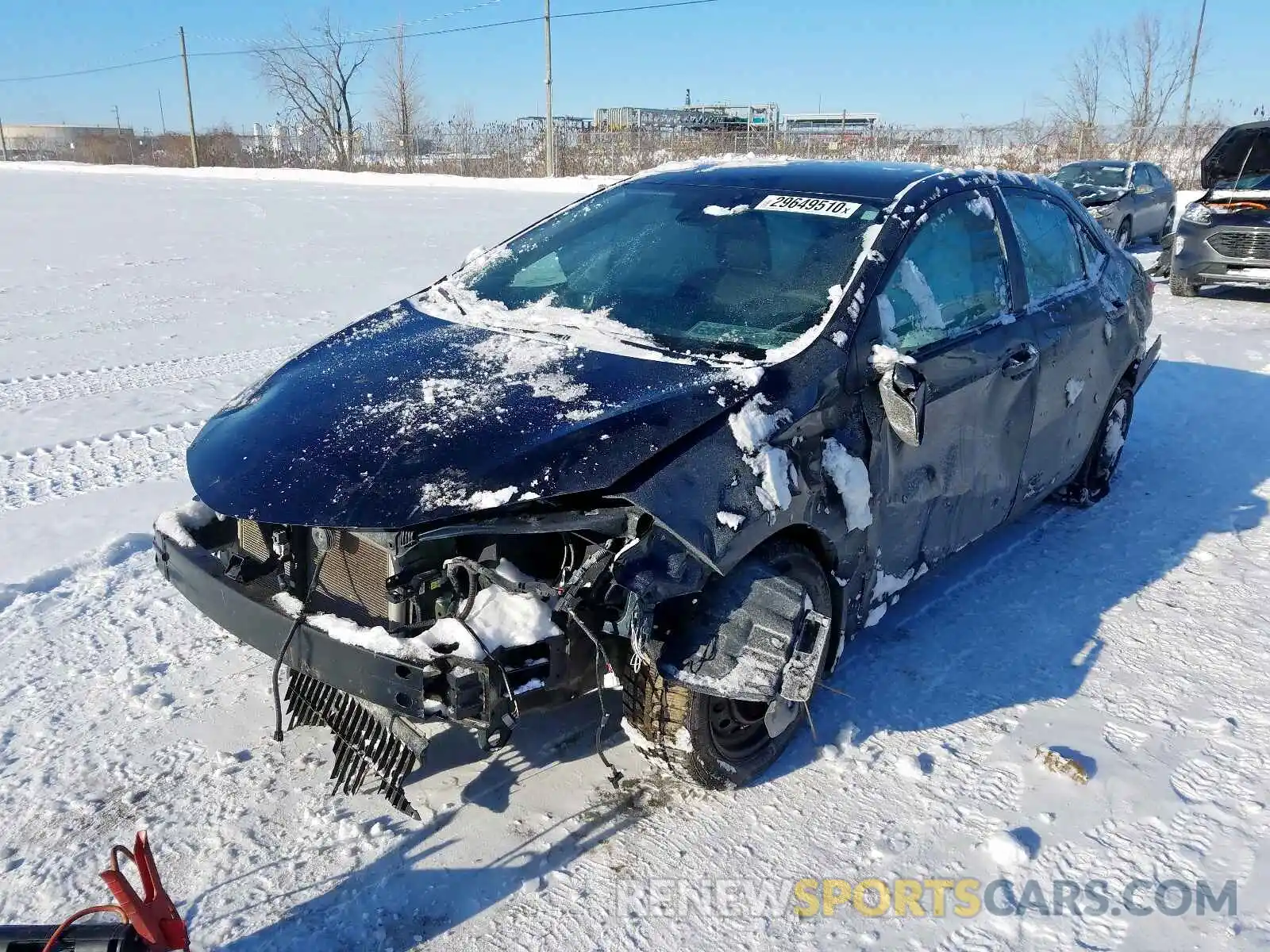 2 Фотография поврежденного автомобиля 2T1BURHE9KC171193 TOYOTA COROLLA 2019