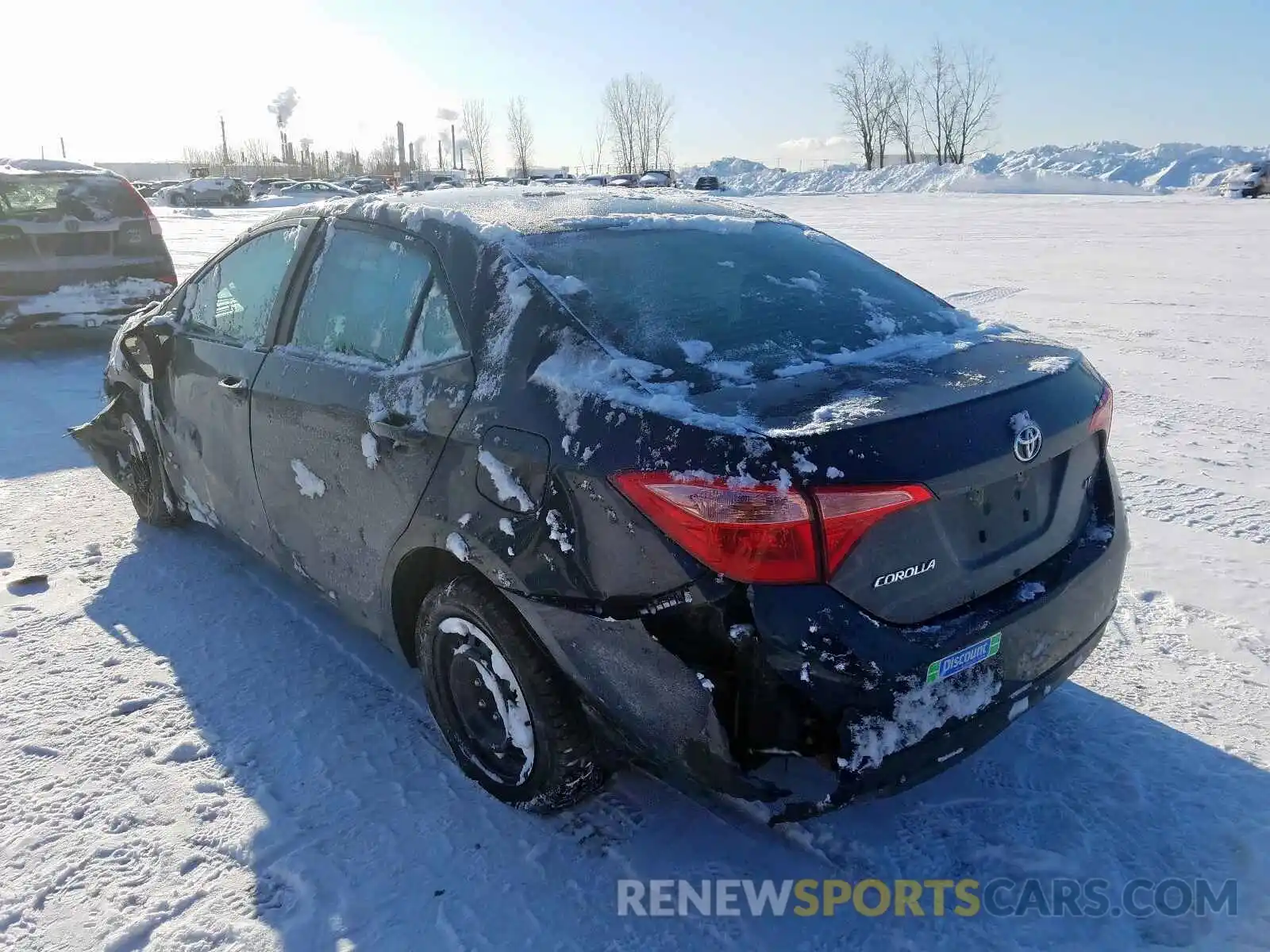 3 Photograph of a damaged car 2T1BURHE9KC171193 TOYOTA COROLLA 2019