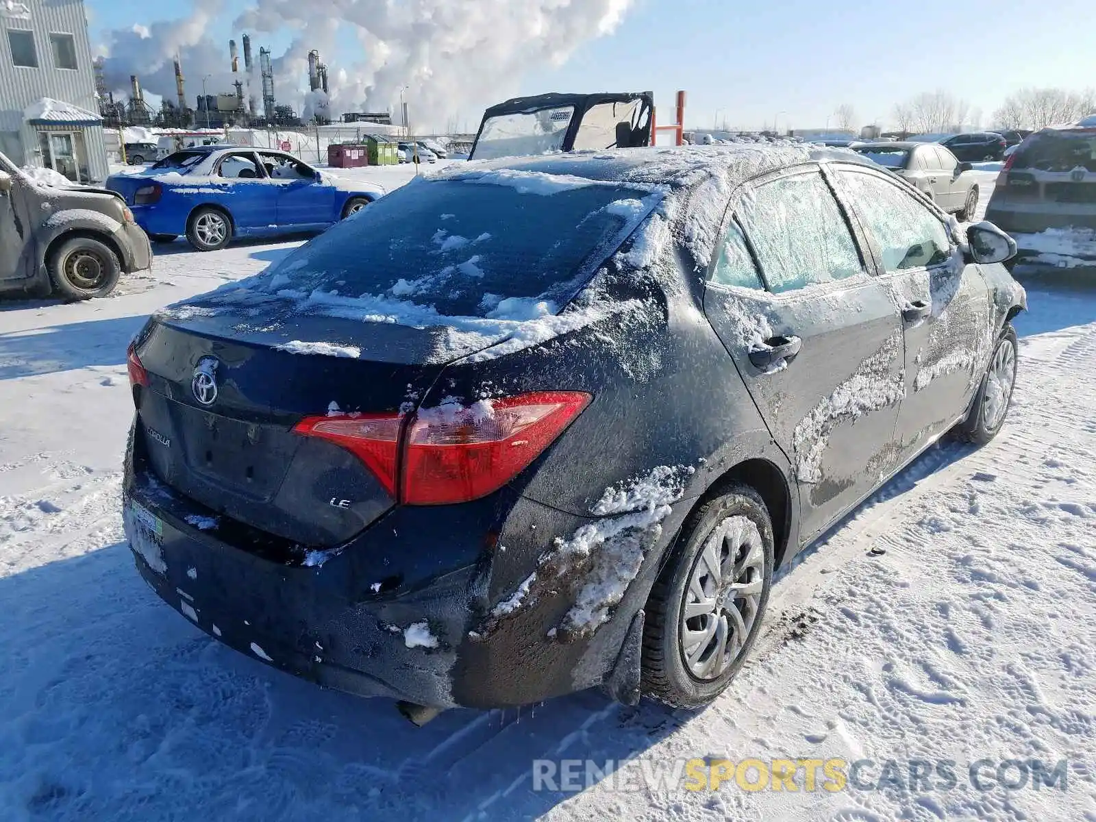 4 Photograph of a damaged car 2T1BURHE9KC171193 TOYOTA COROLLA 2019