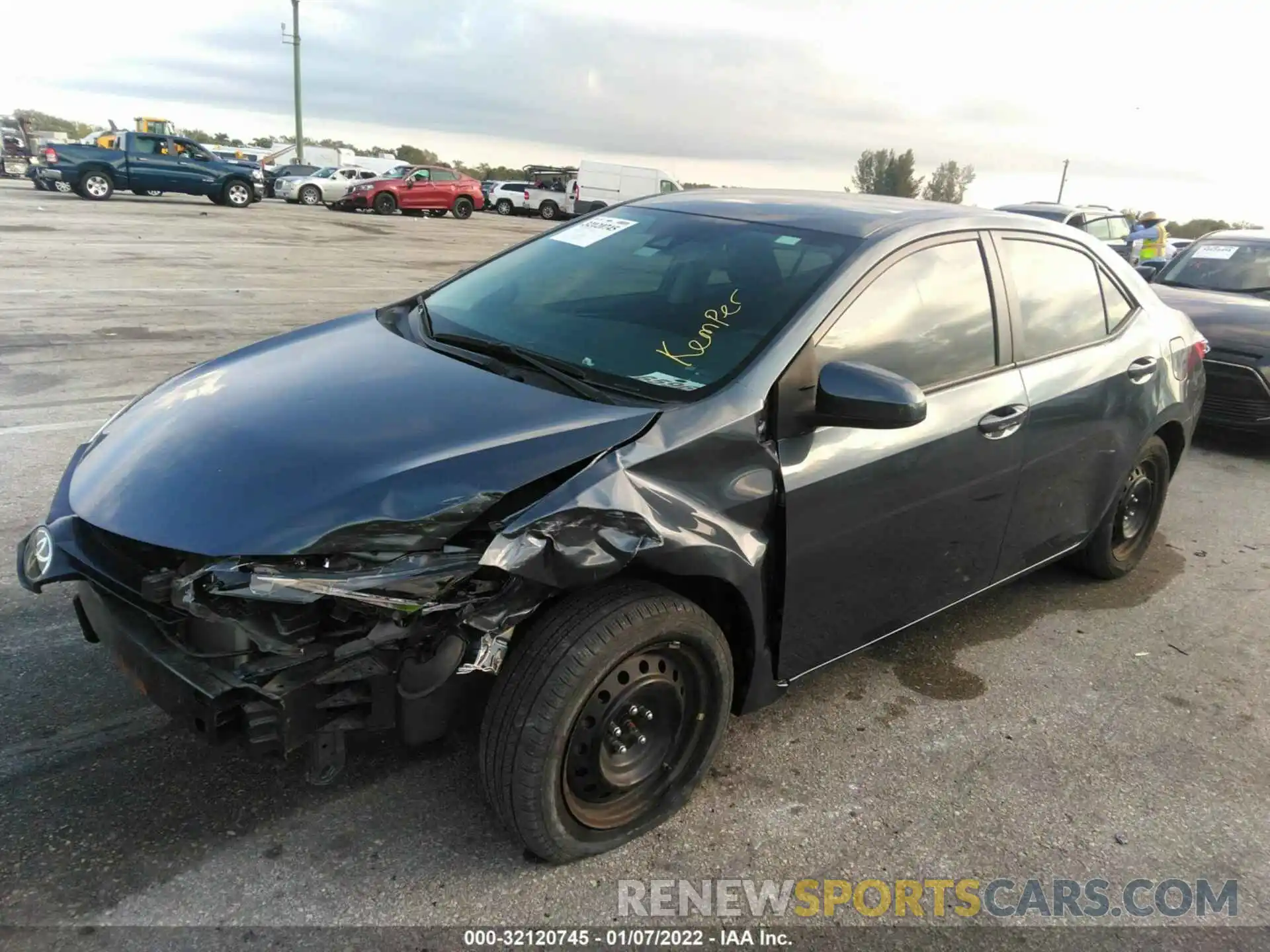 2 Photograph of a damaged car 2T1BURHE9KC171548 TOYOTA COROLLA 2019