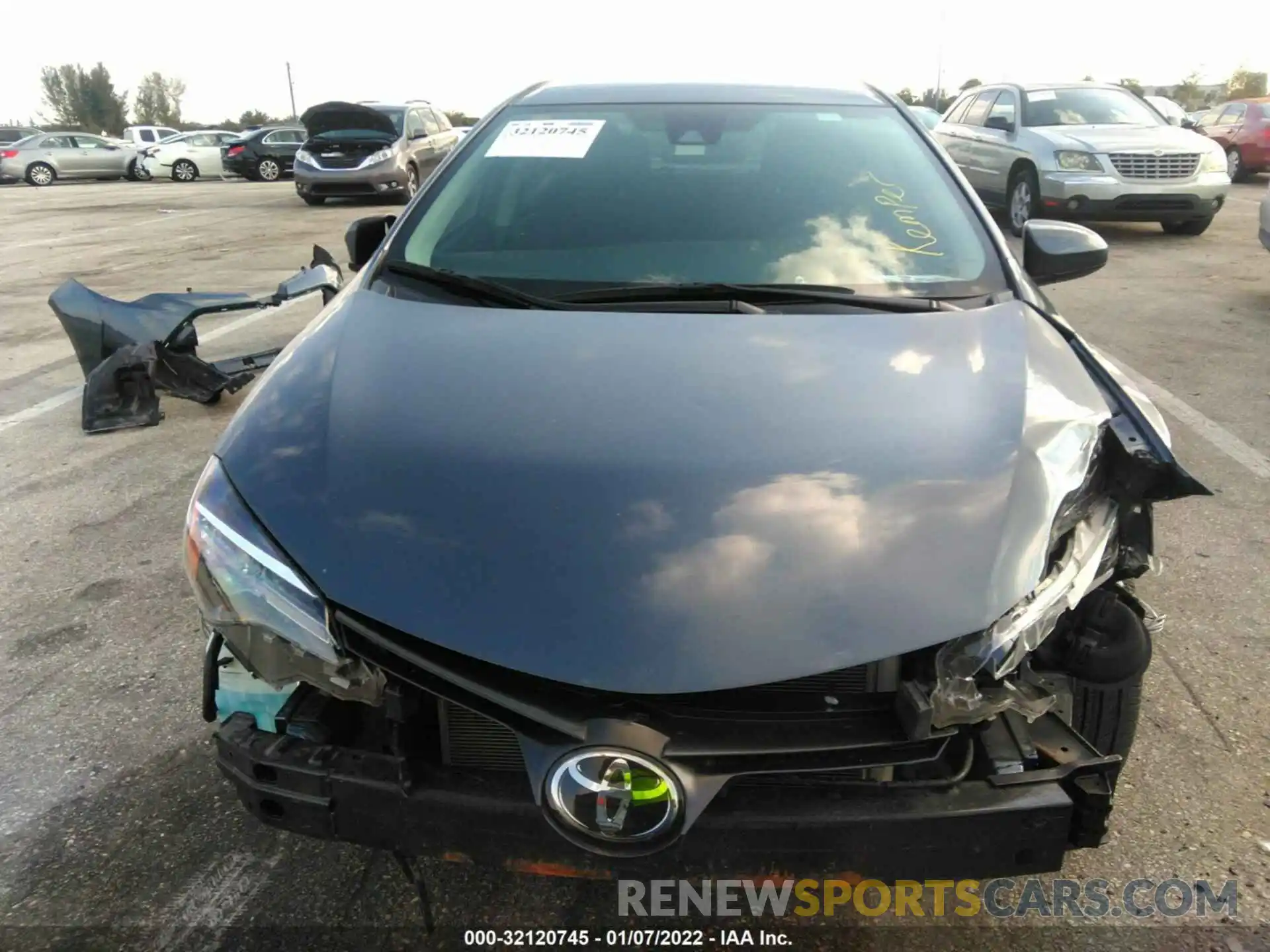 6 Photograph of a damaged car 2T1BURHE9KC171548 TOYOTA COROLLA 2019