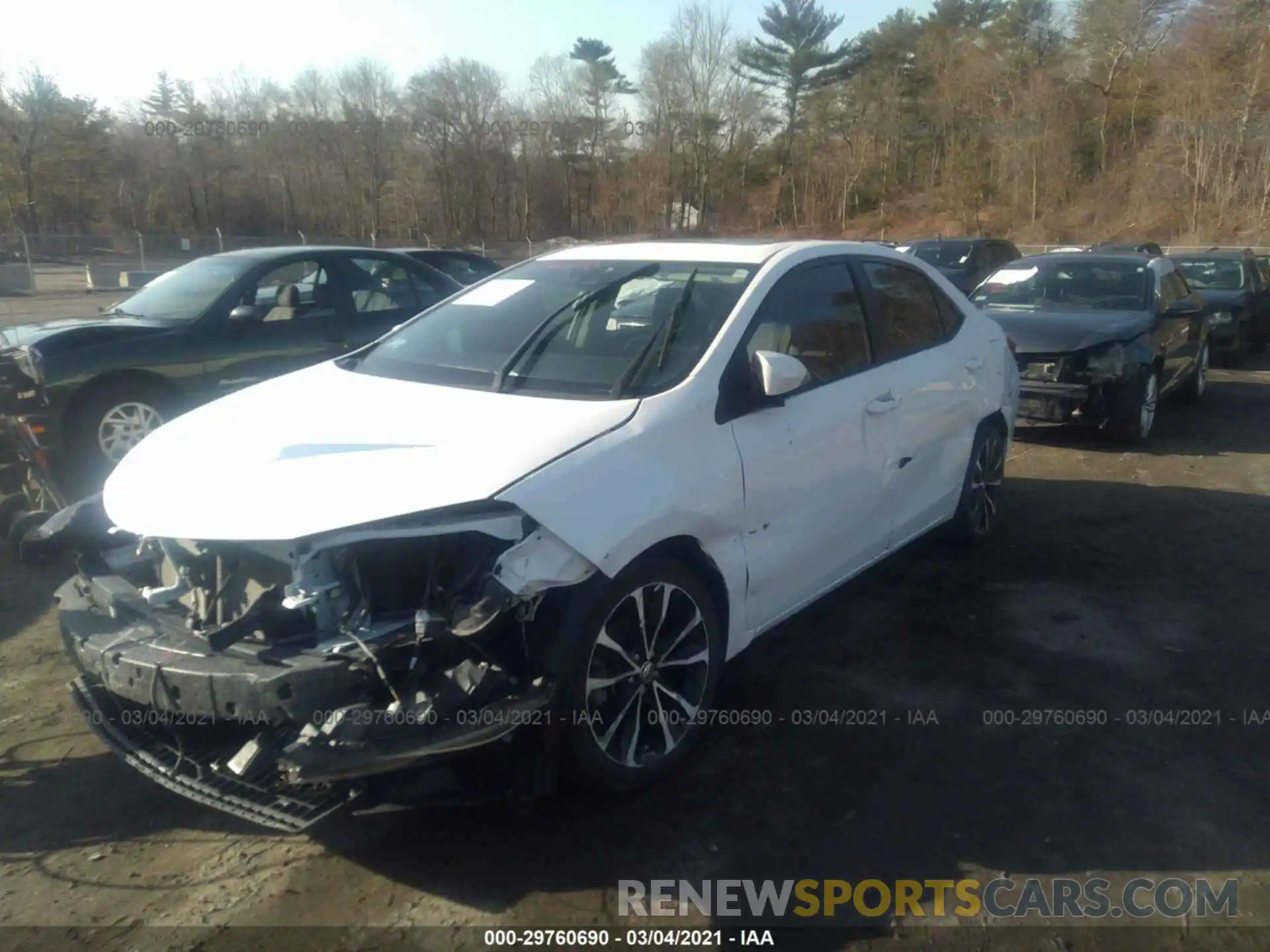 2 Photograph of a damaged car 2T1BURHE9KC171579 TOYOTA COROLLA 2019