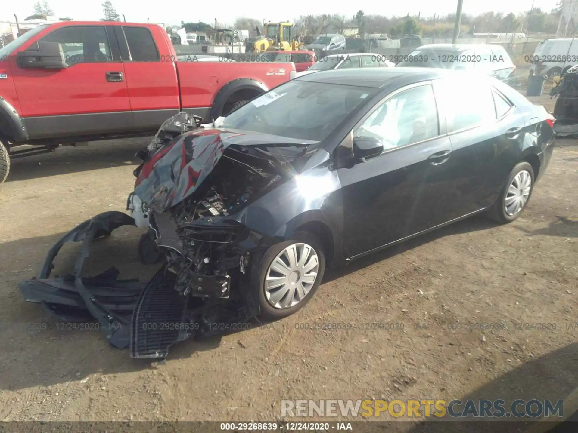 2 Photograph of a damaged car 2T1BURHE9KC171615 TOYOTA COROLLA 2019