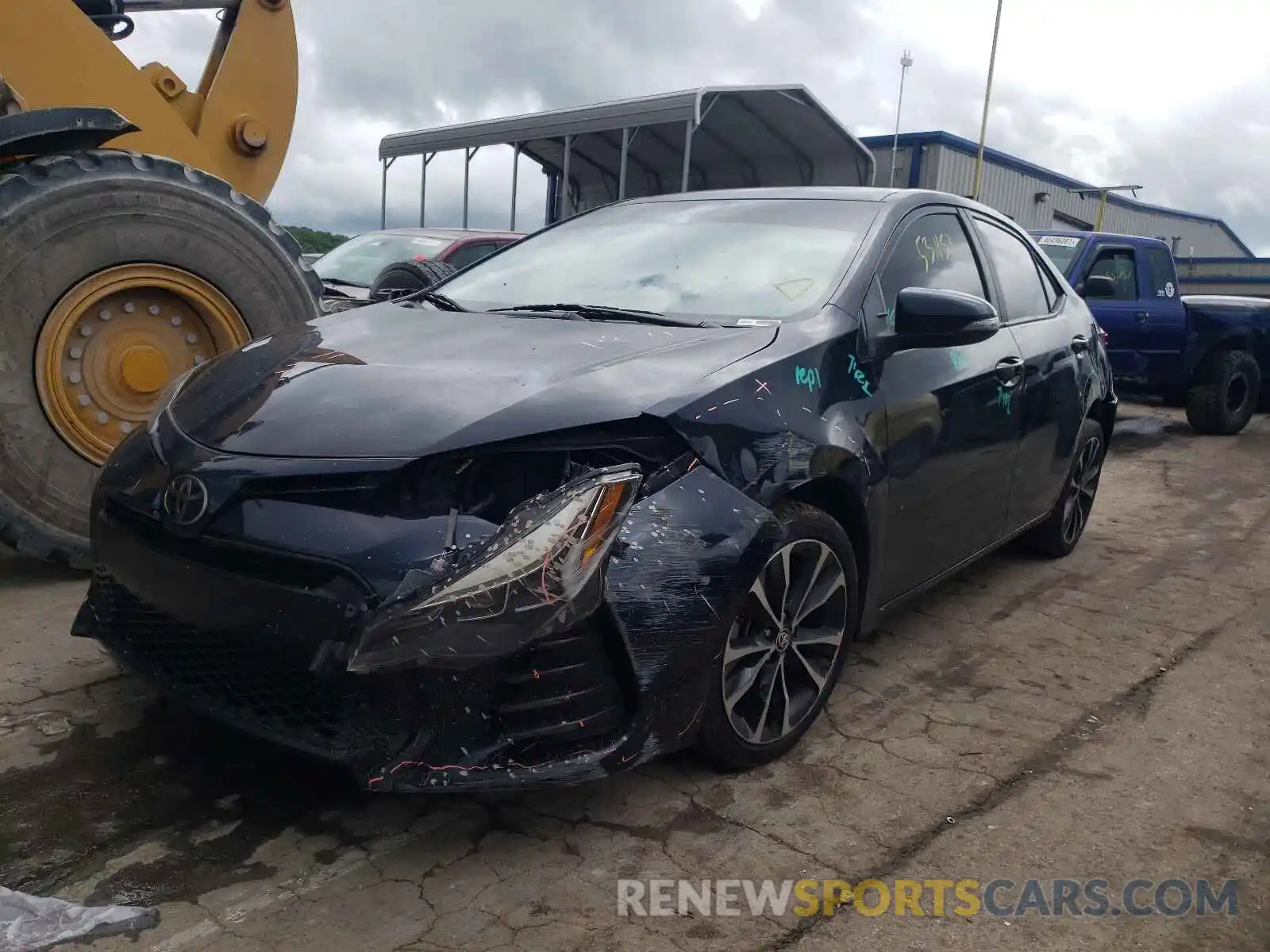 2 Photograph of a damaged car 2T1BURHE9KC171887 TOYOTA COROLLA 2019