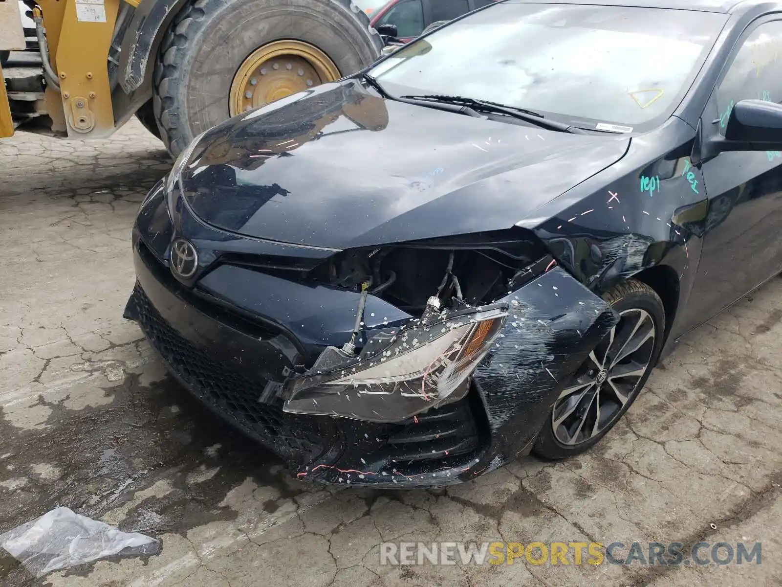 9 Photograph of a damaged car 2T1BURHE9KC171887 TOYOTA COROLLA 2019