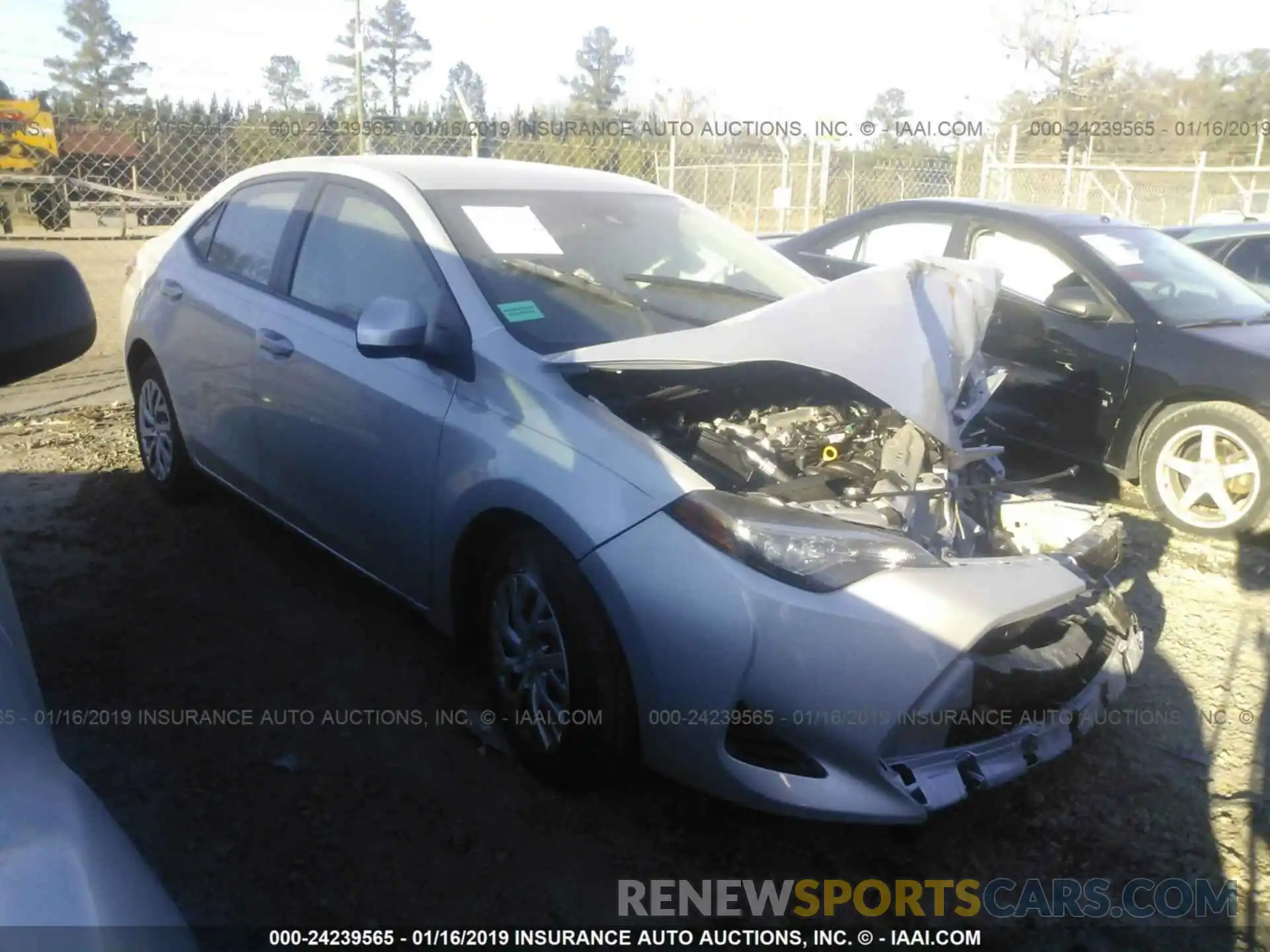 1 Photograph of a damaged car 2T1BURHE9KC171906 TOYOTA COROLLA 2019