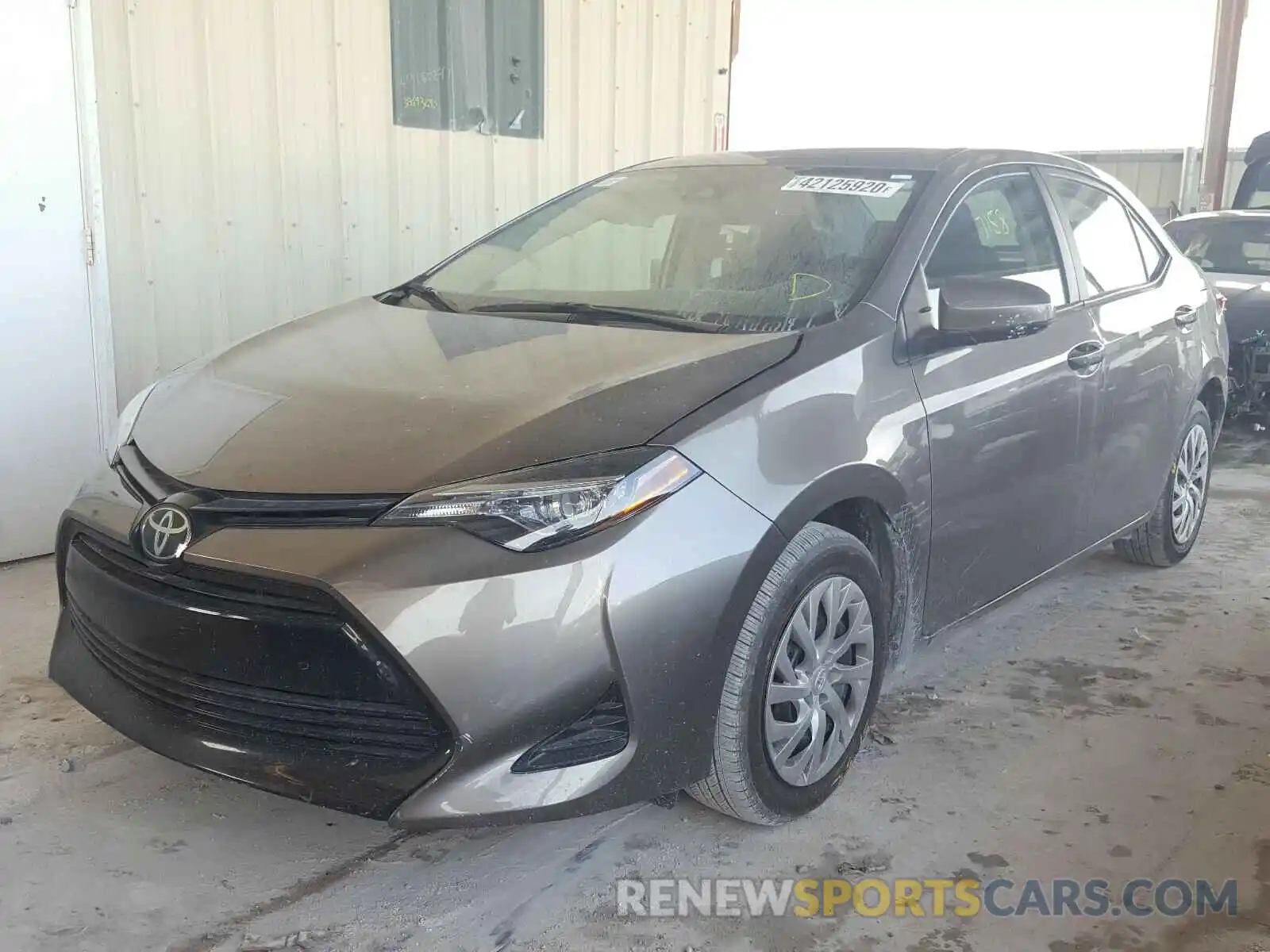 2 Photograph of a damaged car 2T1BURHE9KC172019 TOYOTA COROLLA 2019