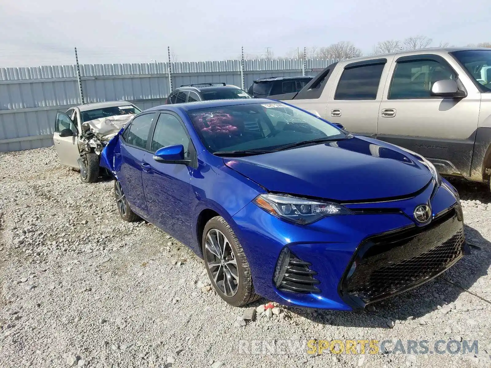 1 Photograph of a damaged car 2T1BURHE9KC172084 TOYOTA COROLLA 2019