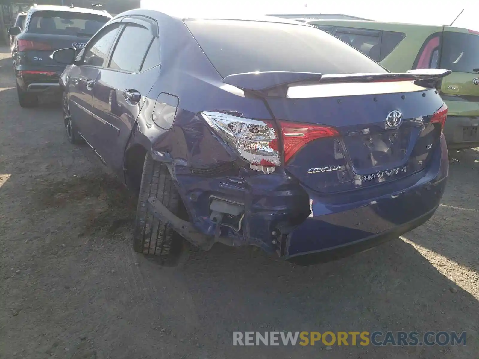 3 Photograph of a damaged car 2T1BURHE9KC172280 TOYOTA COROLLA 2019