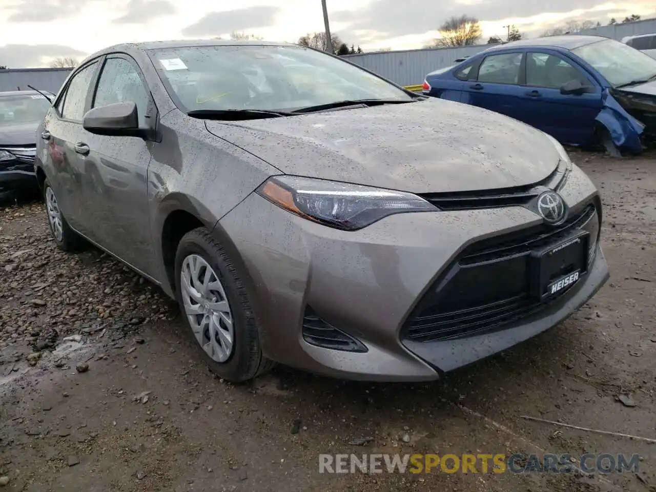 1 Photograph of a damaged car 2T1BURHE9KC172991 TOYOTA COROLLA 2019