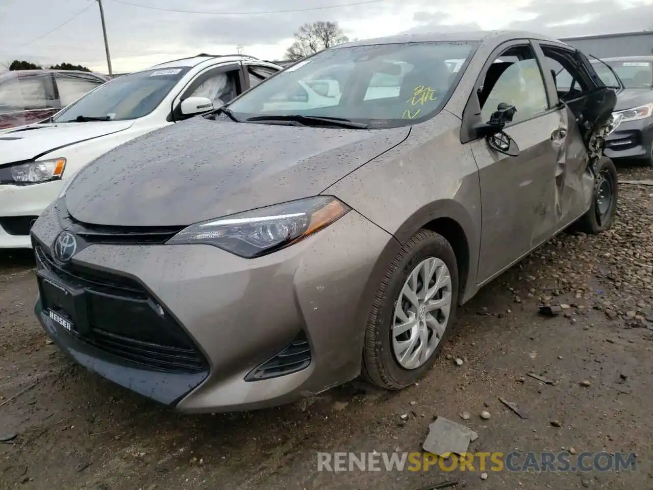 2 Photograph of a damaged car 2T1BURHE9KC172991 TOYOTA COROLLA 2019