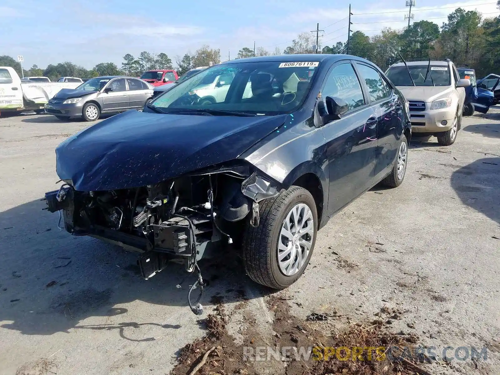 2 Photograph of a damaged car 2T1BURHE9KC173431 TOYOTA COROLLA 2019