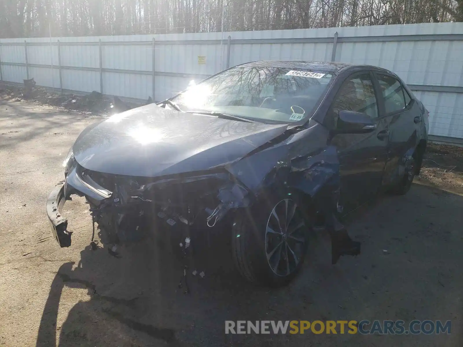 2 Photograph of a damaged car 2T1BURHE9KC173915 TOYOTA COROLLA 2019