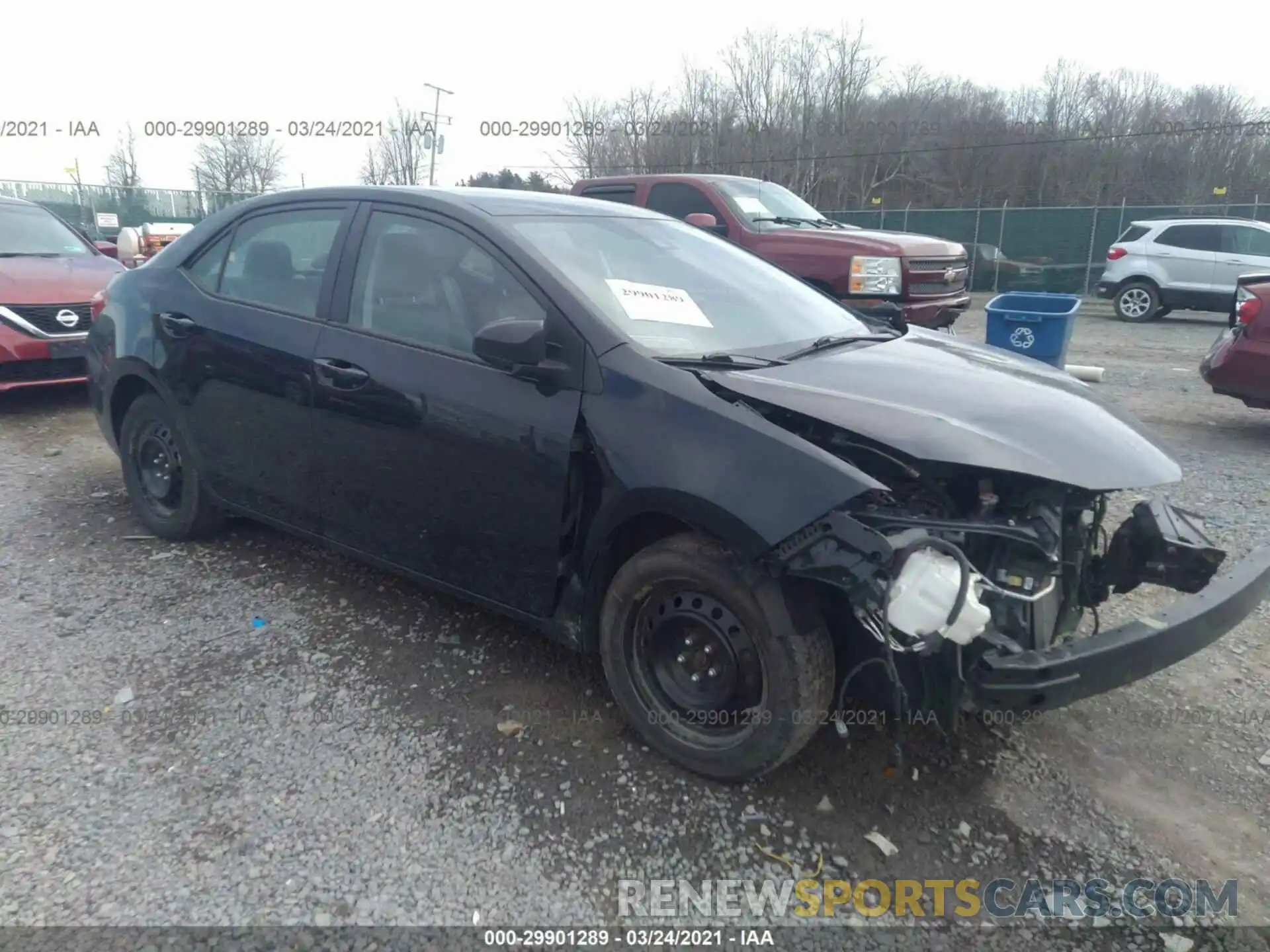 1 Photograph of a damaged car 2T1BURHE9KC173929 TOYOTA COROLLA 2019