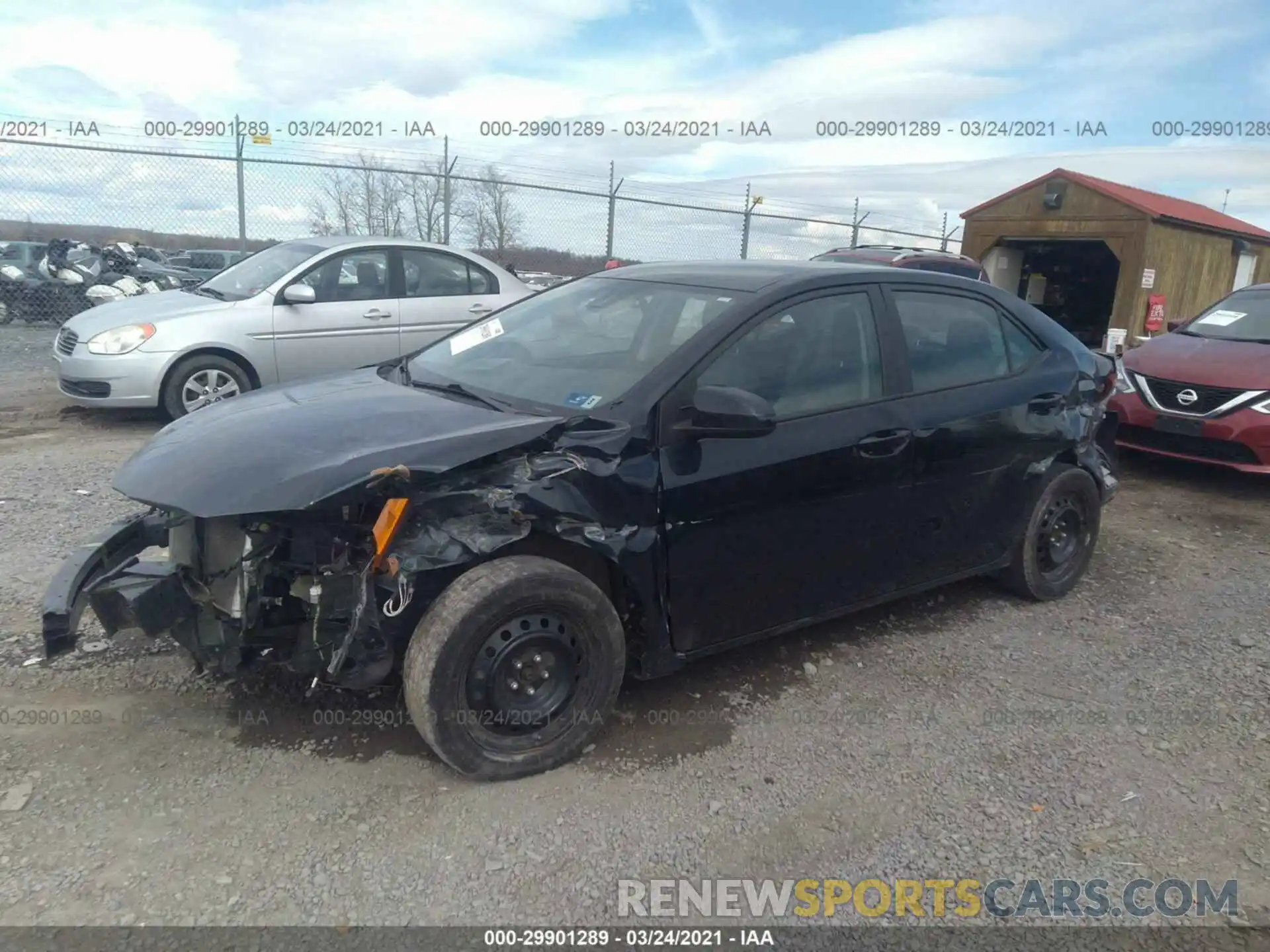 2 Photograph of a damaged car 2T1BURHE9KC173929 TOYOTA COROLLA 2019